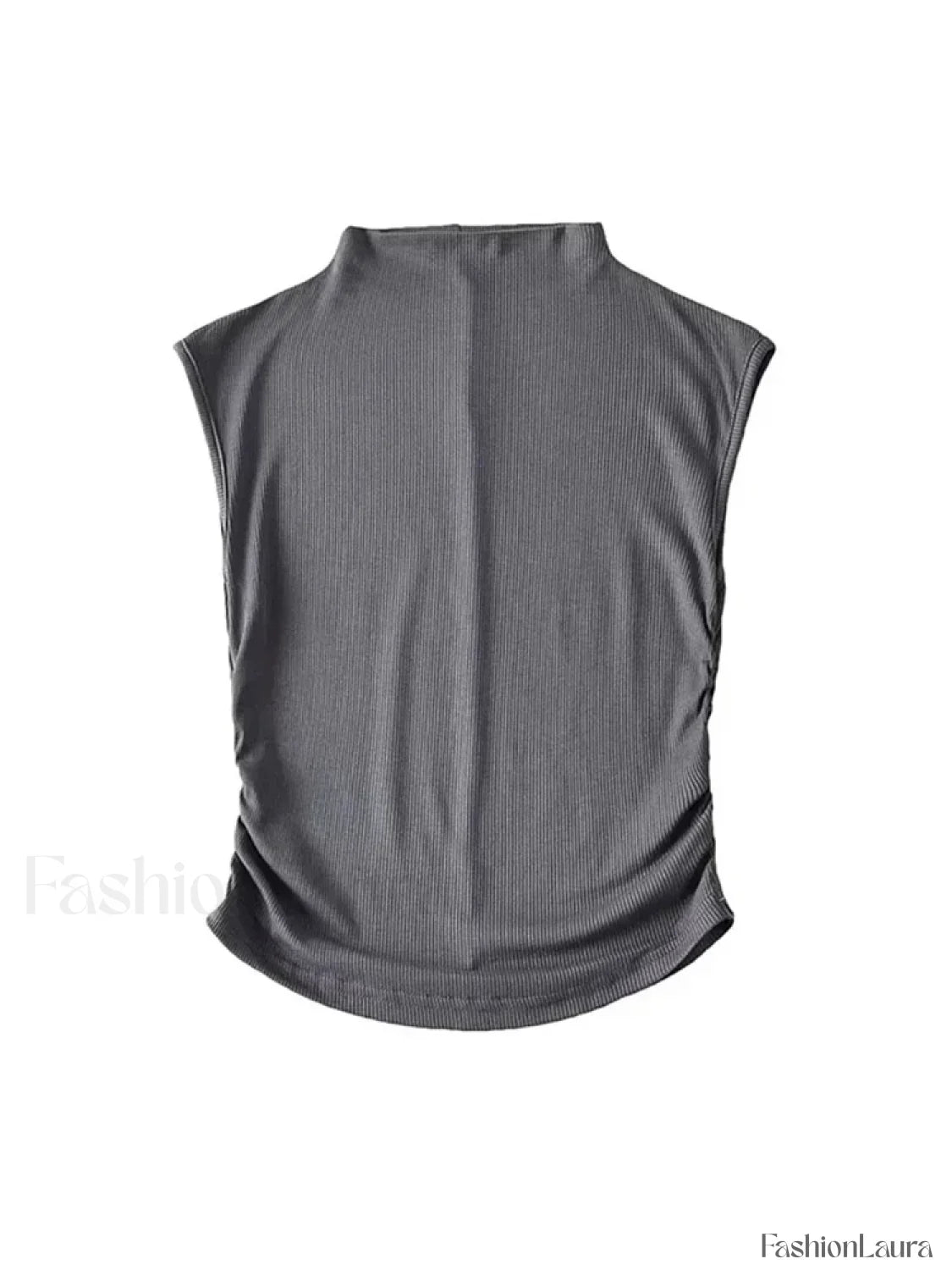 Sexy Black Turtleneck Crop Top