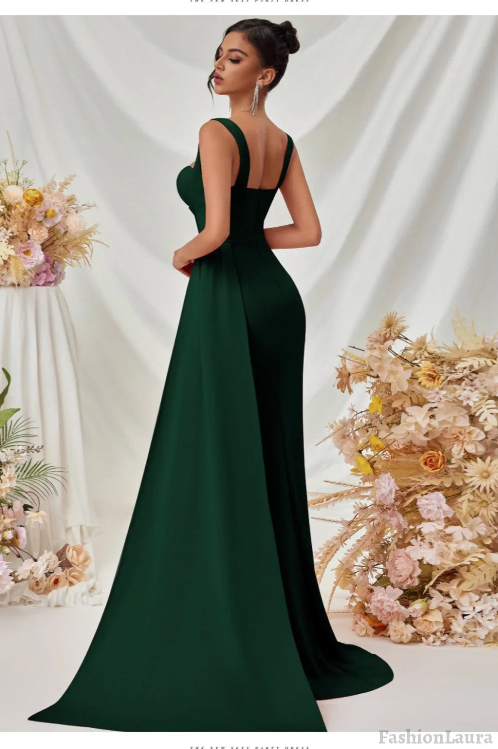 Sexy Bodycon Slit Maxi Party Dress