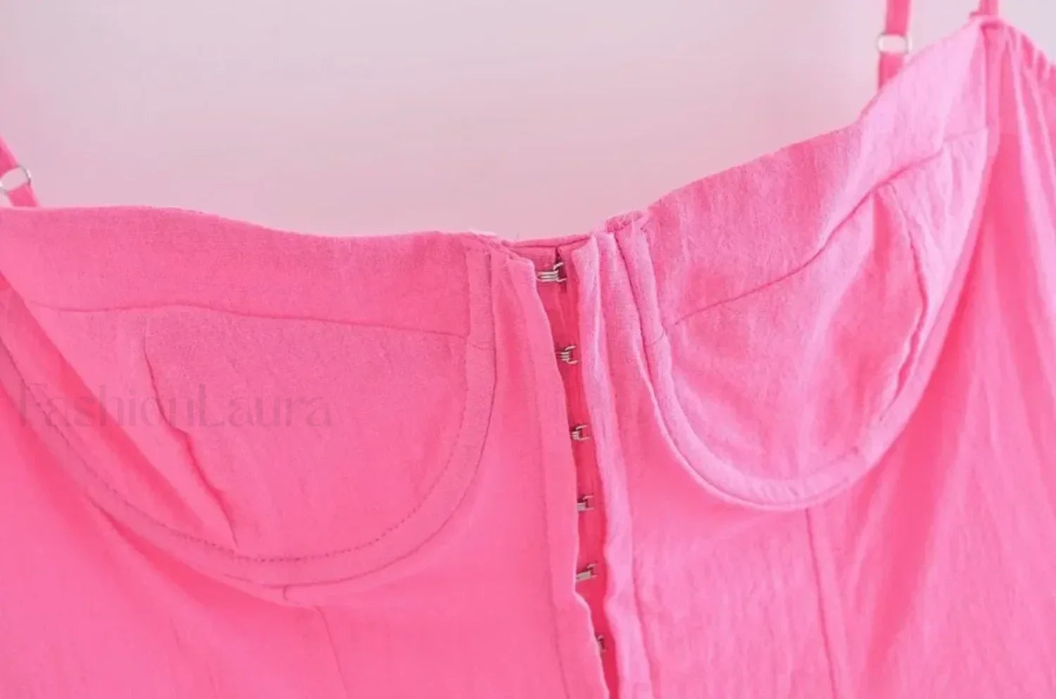 Sexy Deep V-neck Striped Women's 2024 New Waist Lace up Ruffle Edge Skinny Mini Dress