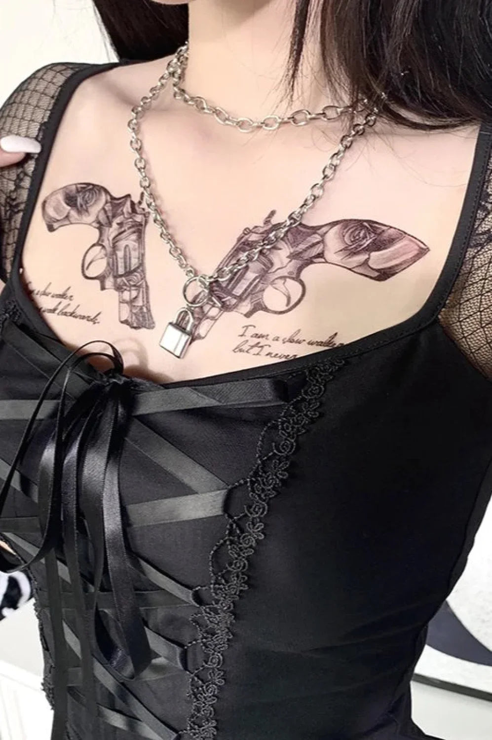 Sexy Gothic Lace T-Shirt