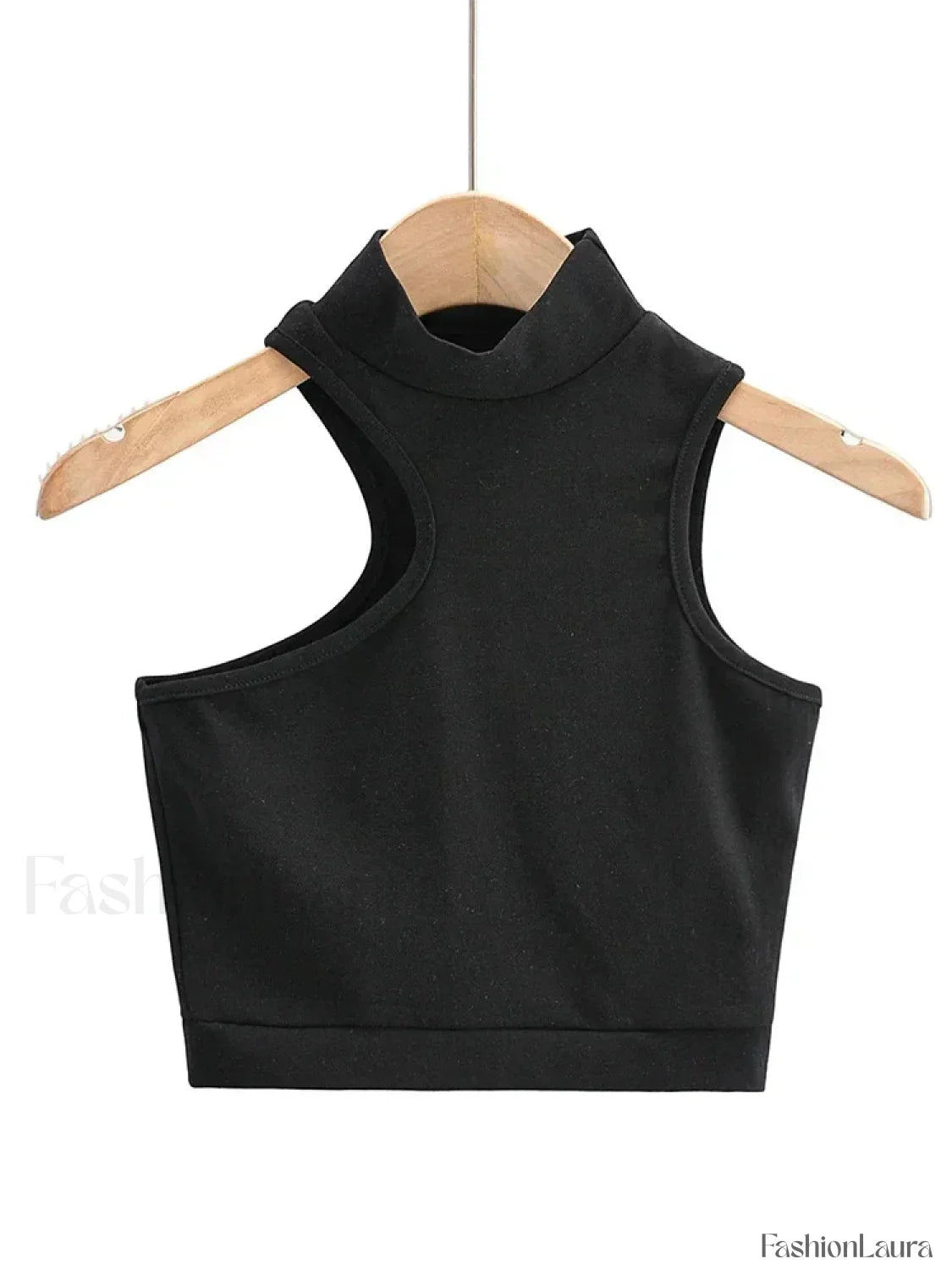 Sexy High Neck Crop Top