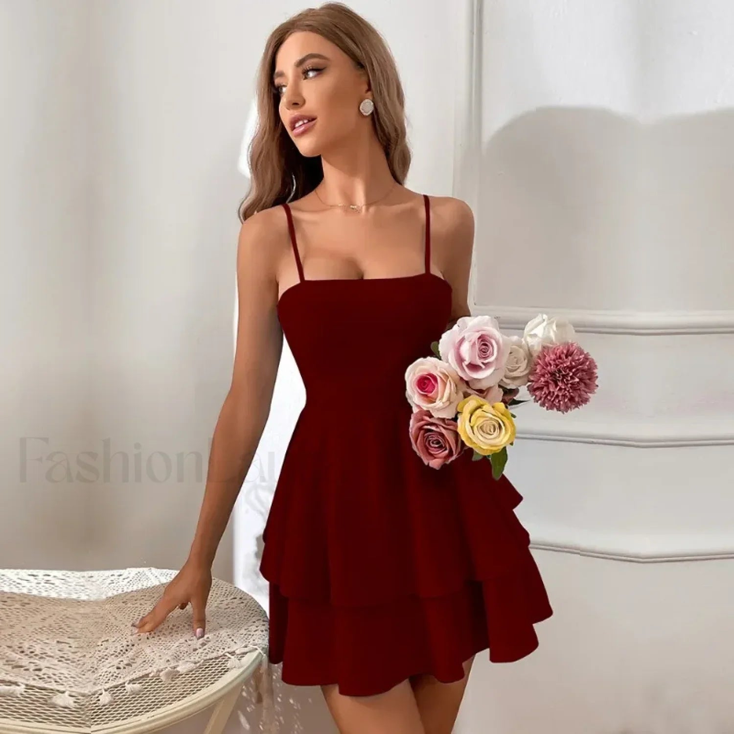 Sexy Sling Summer Women's 2024 New Bow Lace-up Skinny High Waist Female Mini Dress