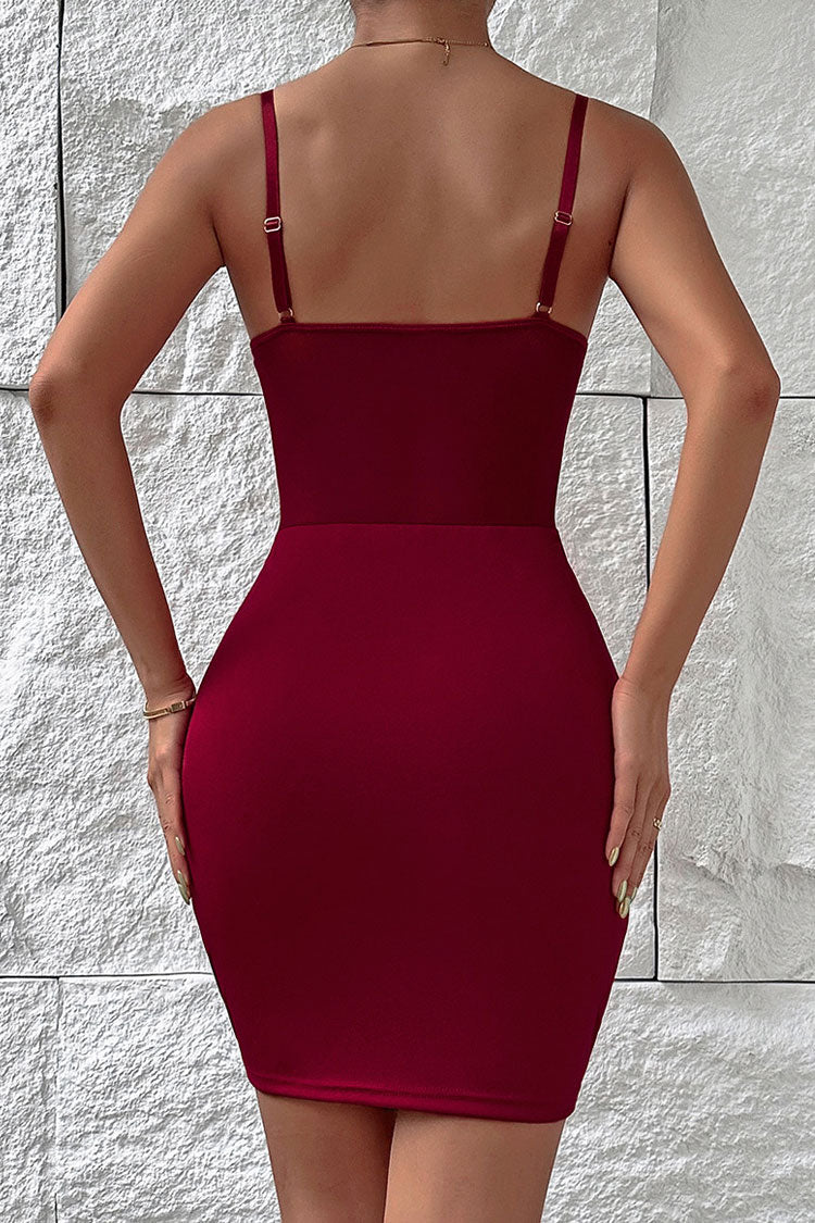Sweetheart Neck Corset Bustier Bodycon Mini Party Dress