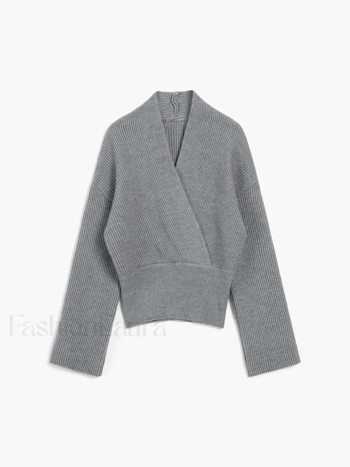 She's Effortless Graceful Wrap Sweater