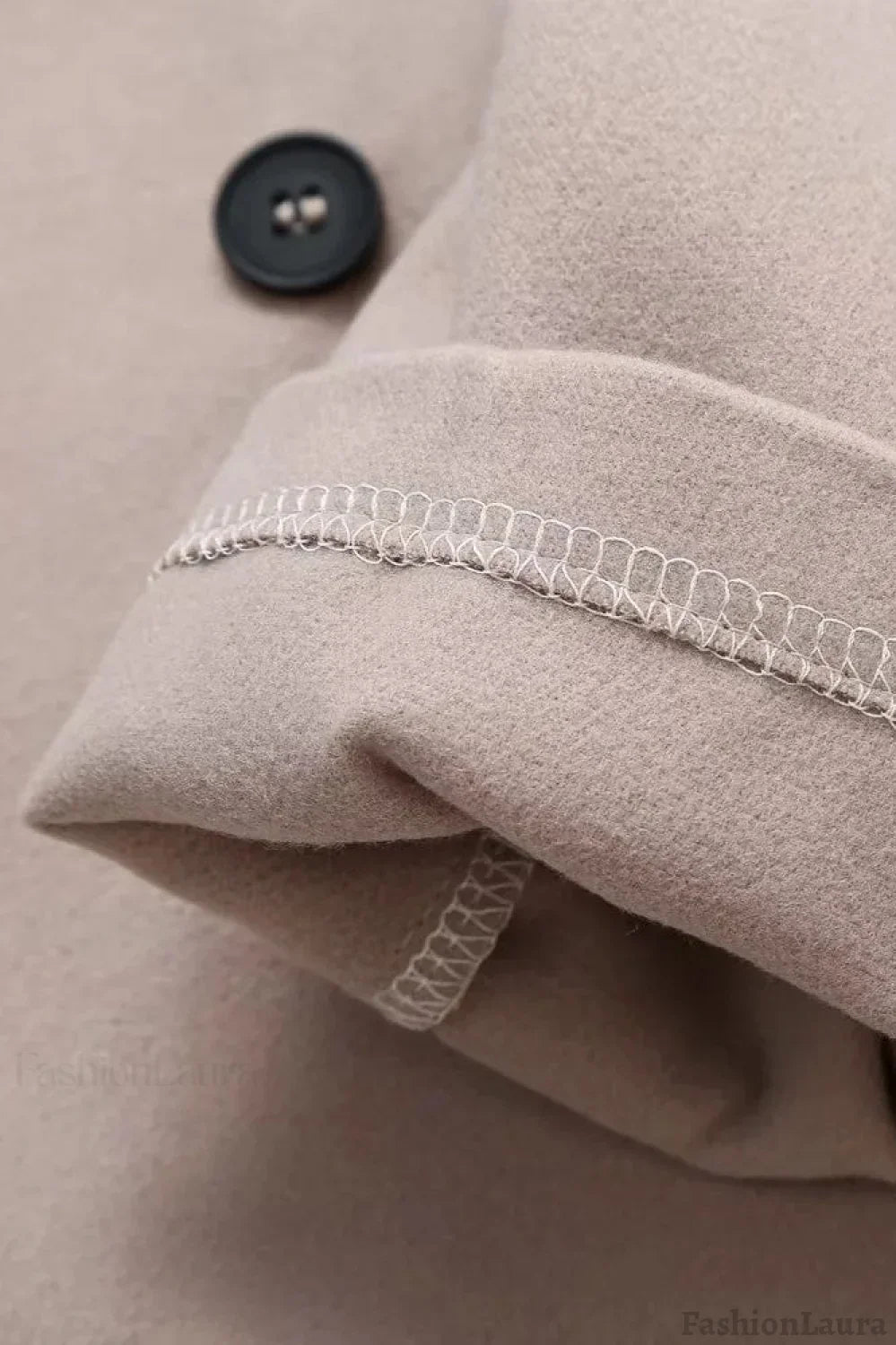 Short Double-Breasted Wool Jacket