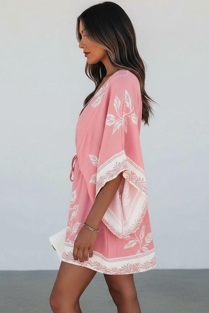Stylish Casual Mini Dress with Pockets and Adjustable Straps