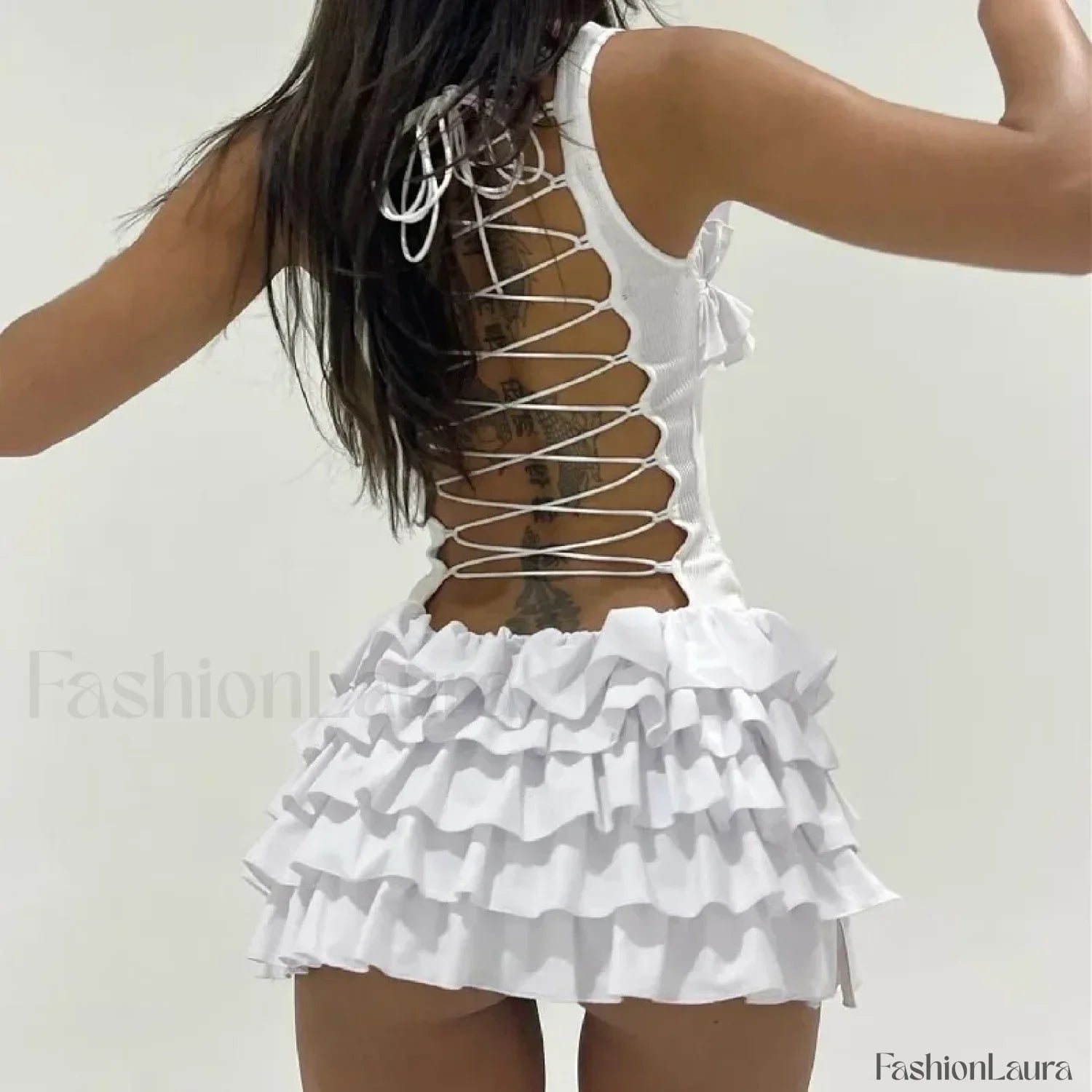 Side Slit Streetwear Mini Dress