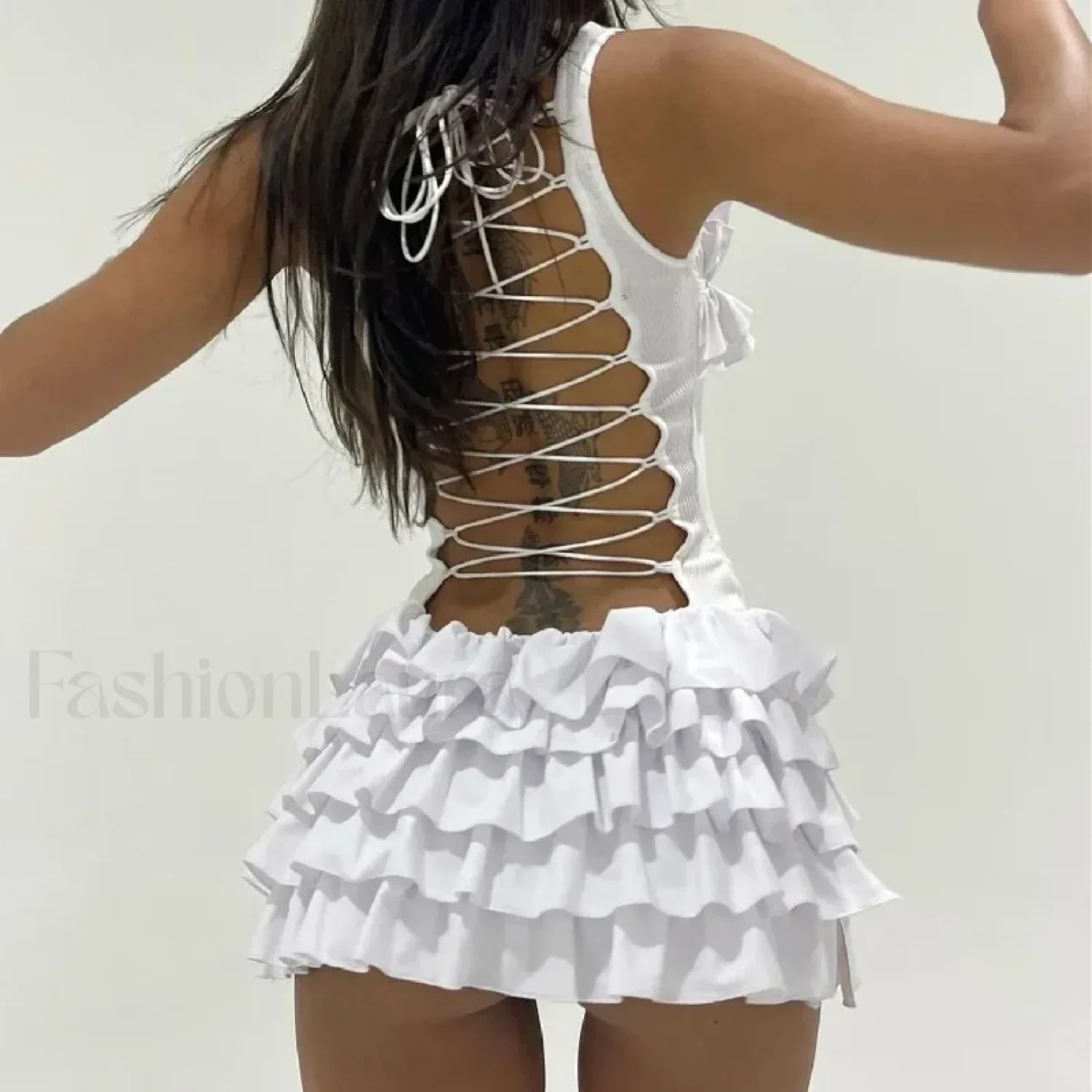 Side Slit Streetwear Mini Dress