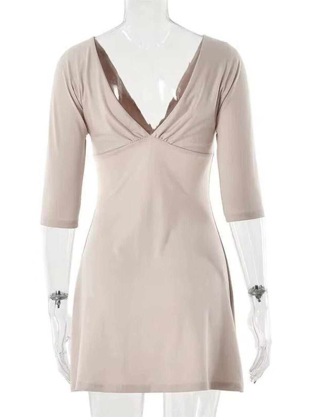 Sienna Wrap V-Neck Mini Dress