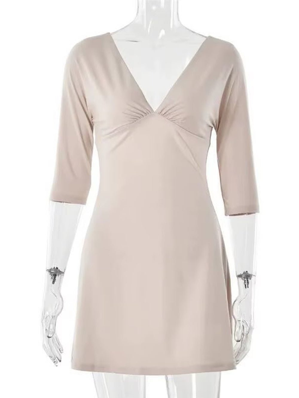Sienna Wrap V-Neck Mini Dress