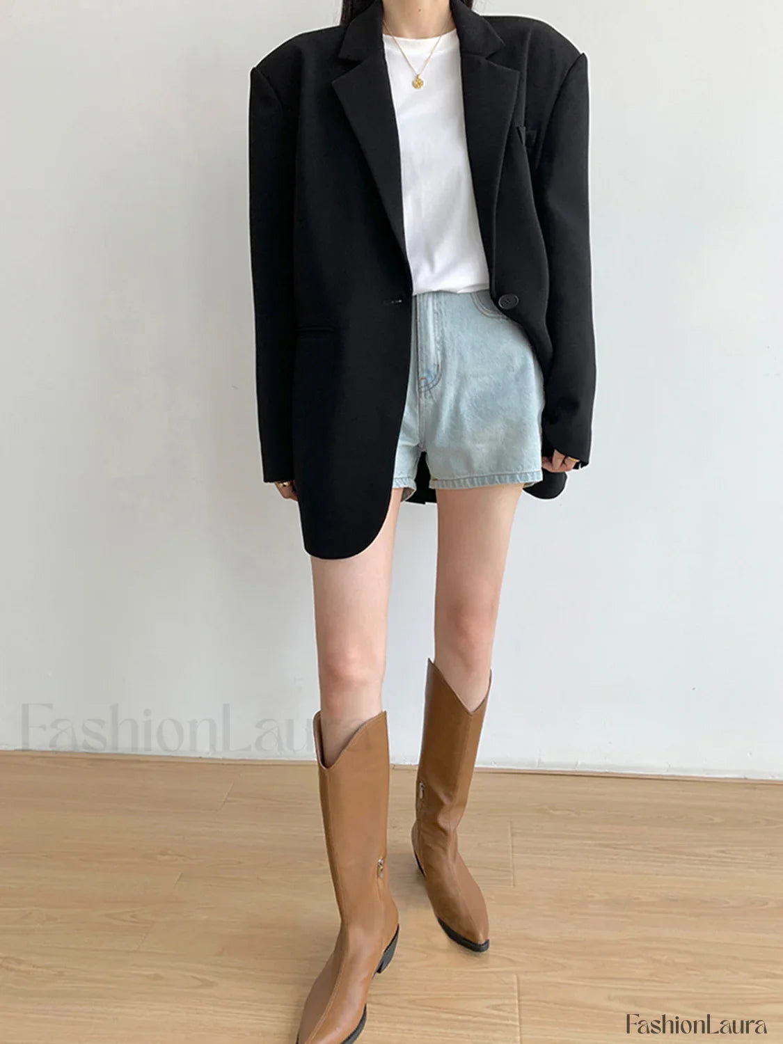 Single Breasted Graceful Essential Blazer