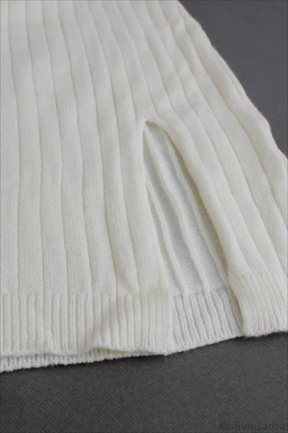 Sleeveless Round Neck Knit Sweater Dress