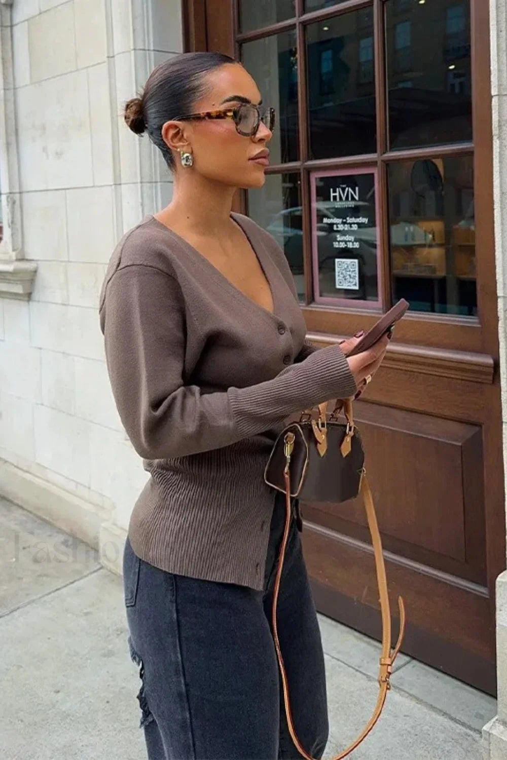 Slim Fit Ribbed Knit Sweater