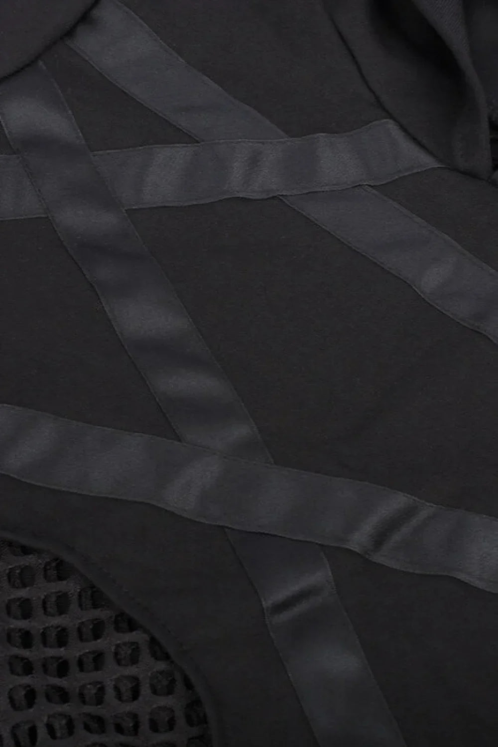 Slim Fit Star Mesh Hoodie