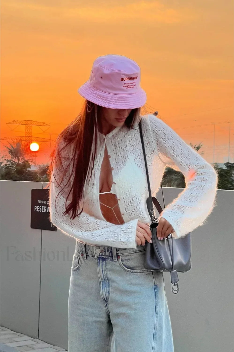 Slim Hollow Long Sleeve Single Breasted Cardigan