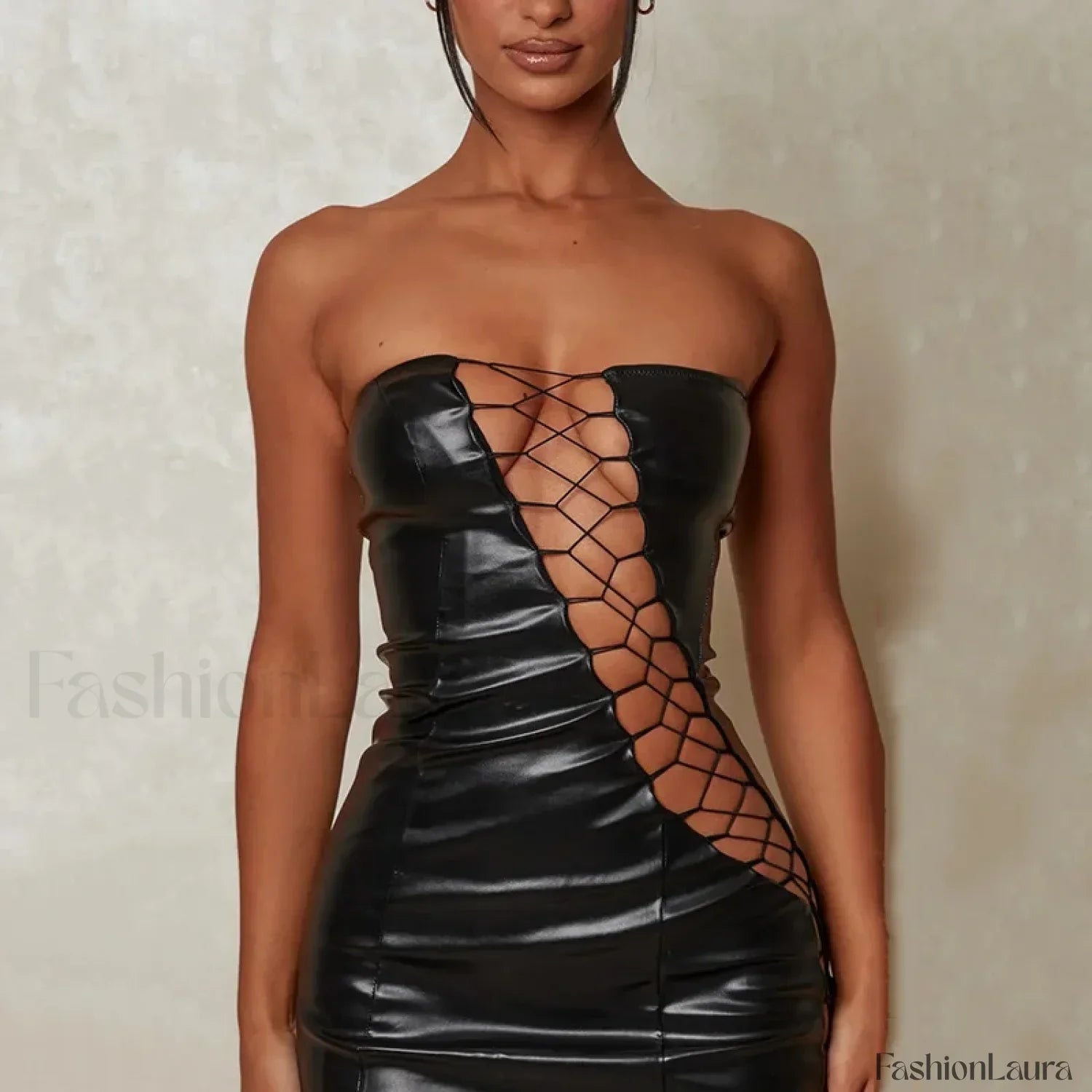 Slimming Strap Waist Mini Dress