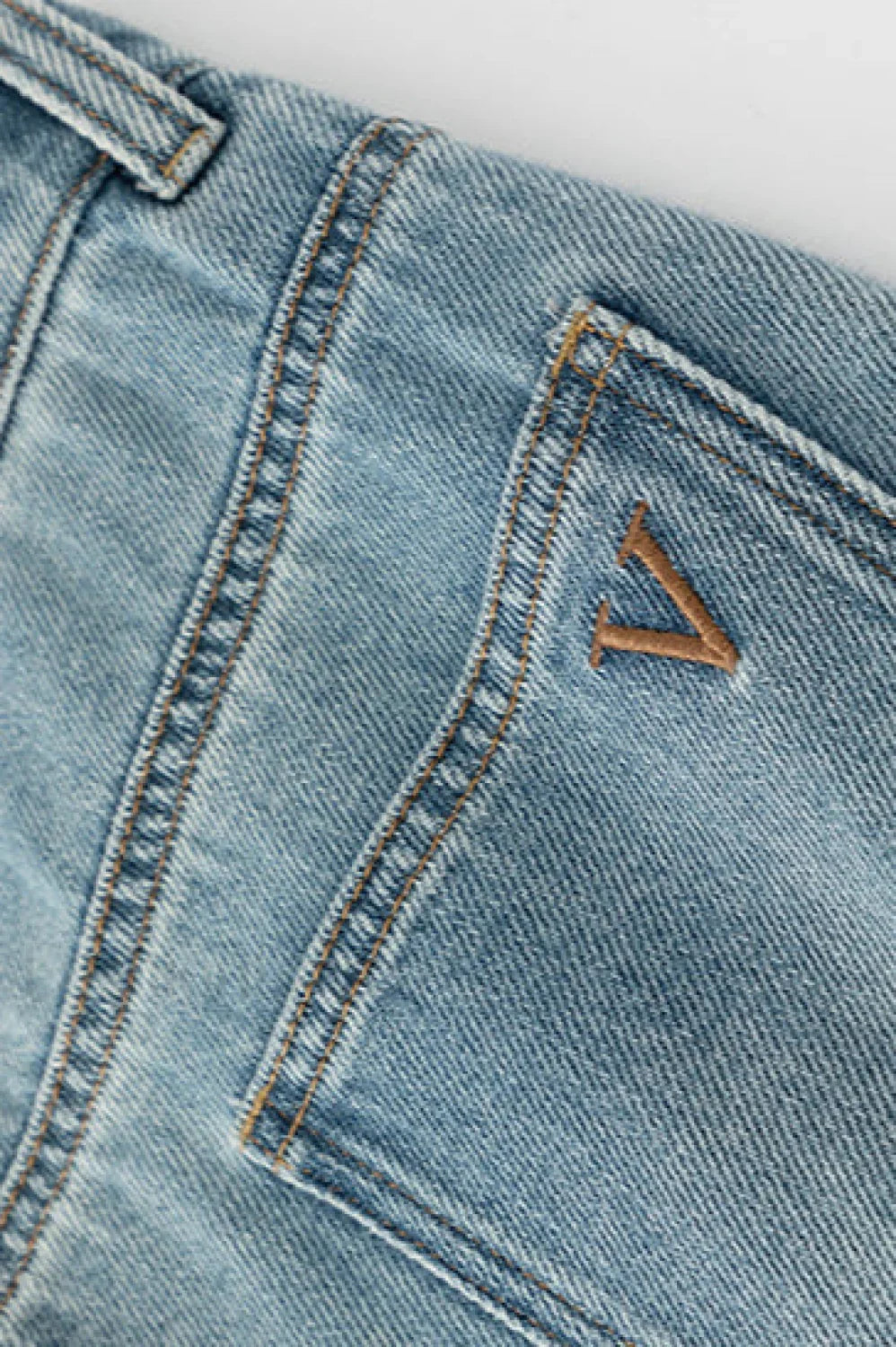 Soft High Rise Embroidered Cropped Jeans