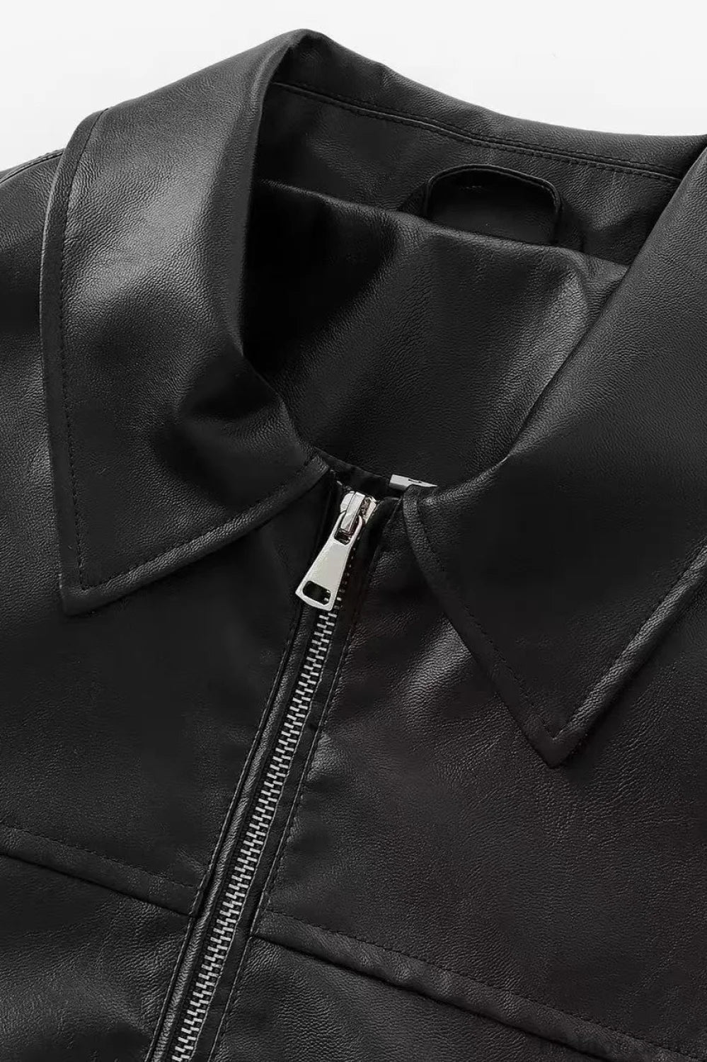 Solid Color Aviation Style Jacket