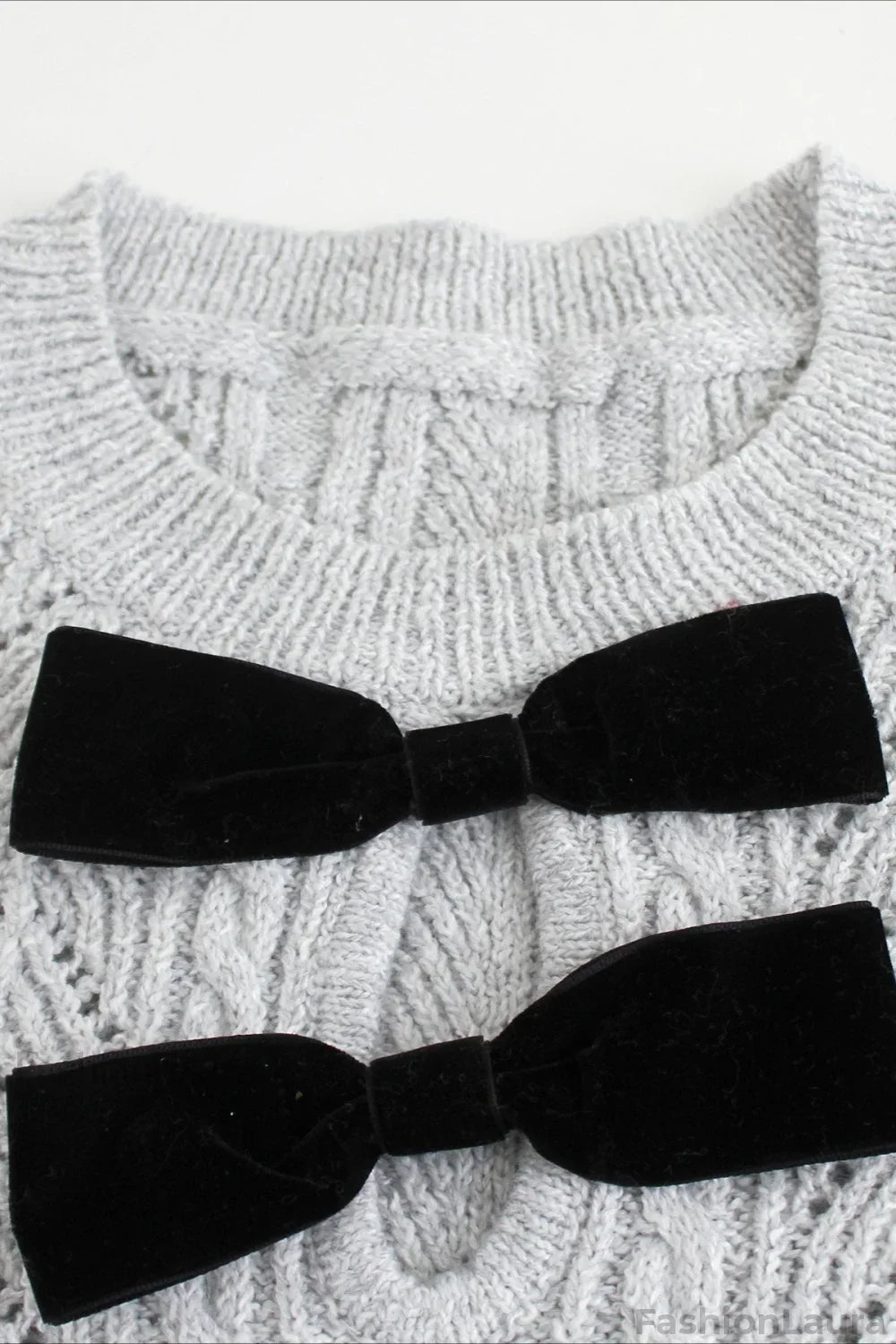 Solid Color Long Sleeve Knit Sweater Dress