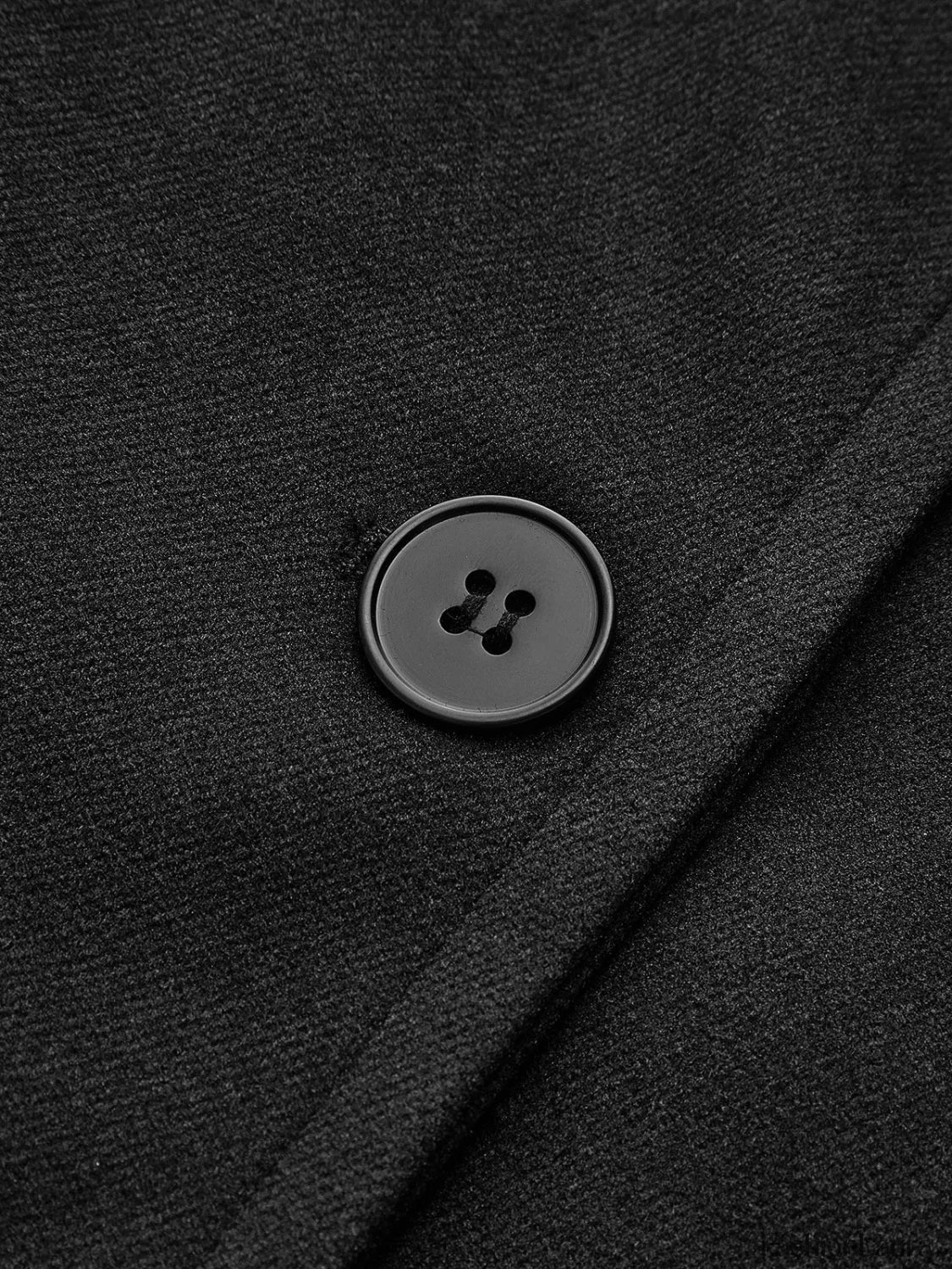 Solid Oversized Pocket Button Coat