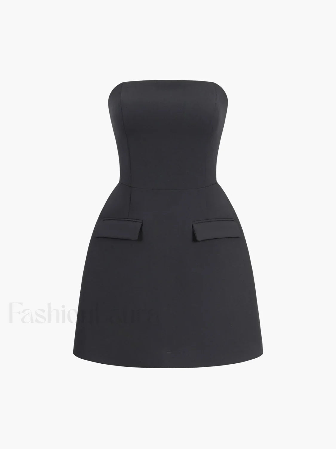 Solid Tube Mini Dress