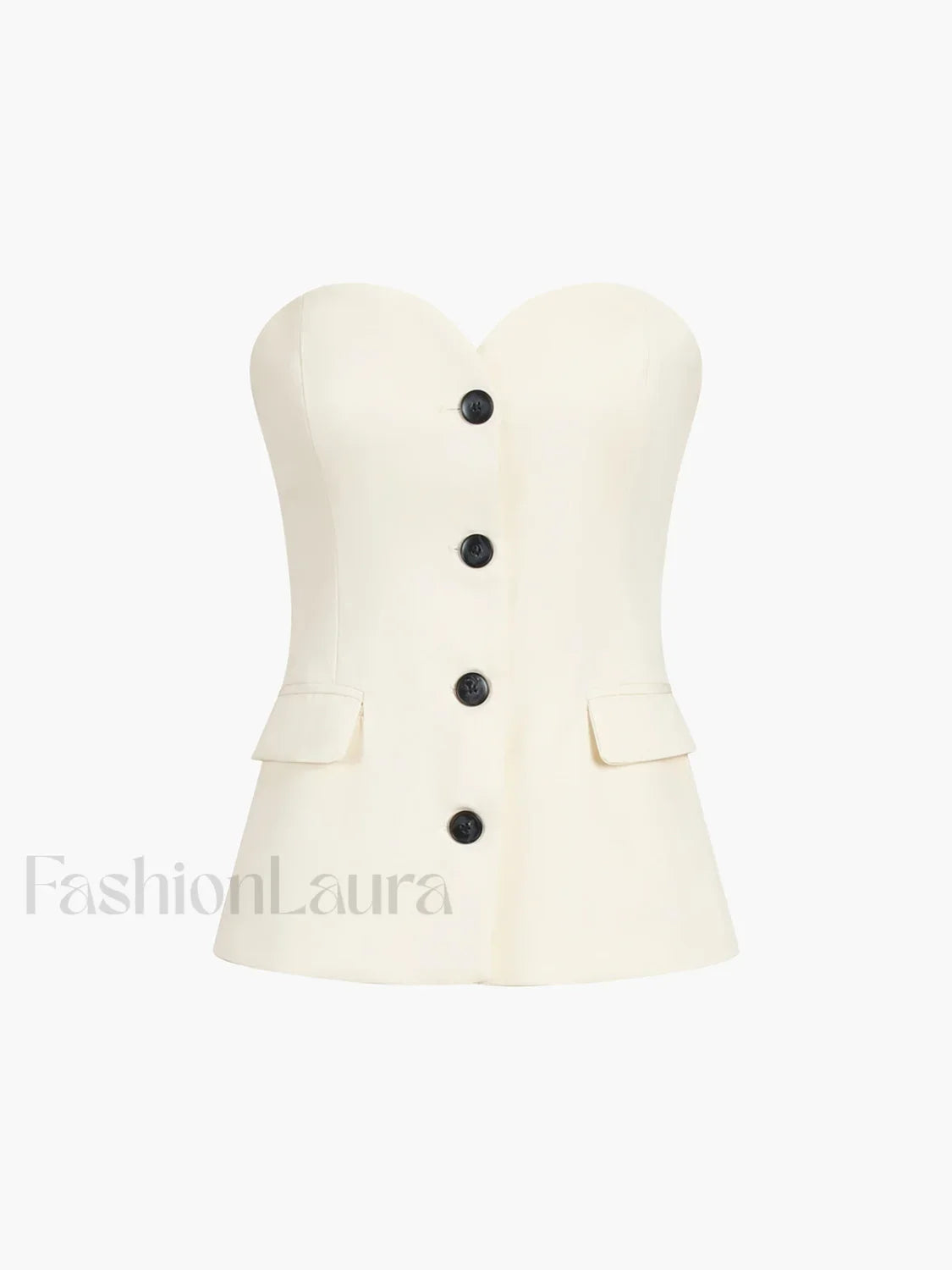 Solid Tube Top With Wide Leg Pants Set