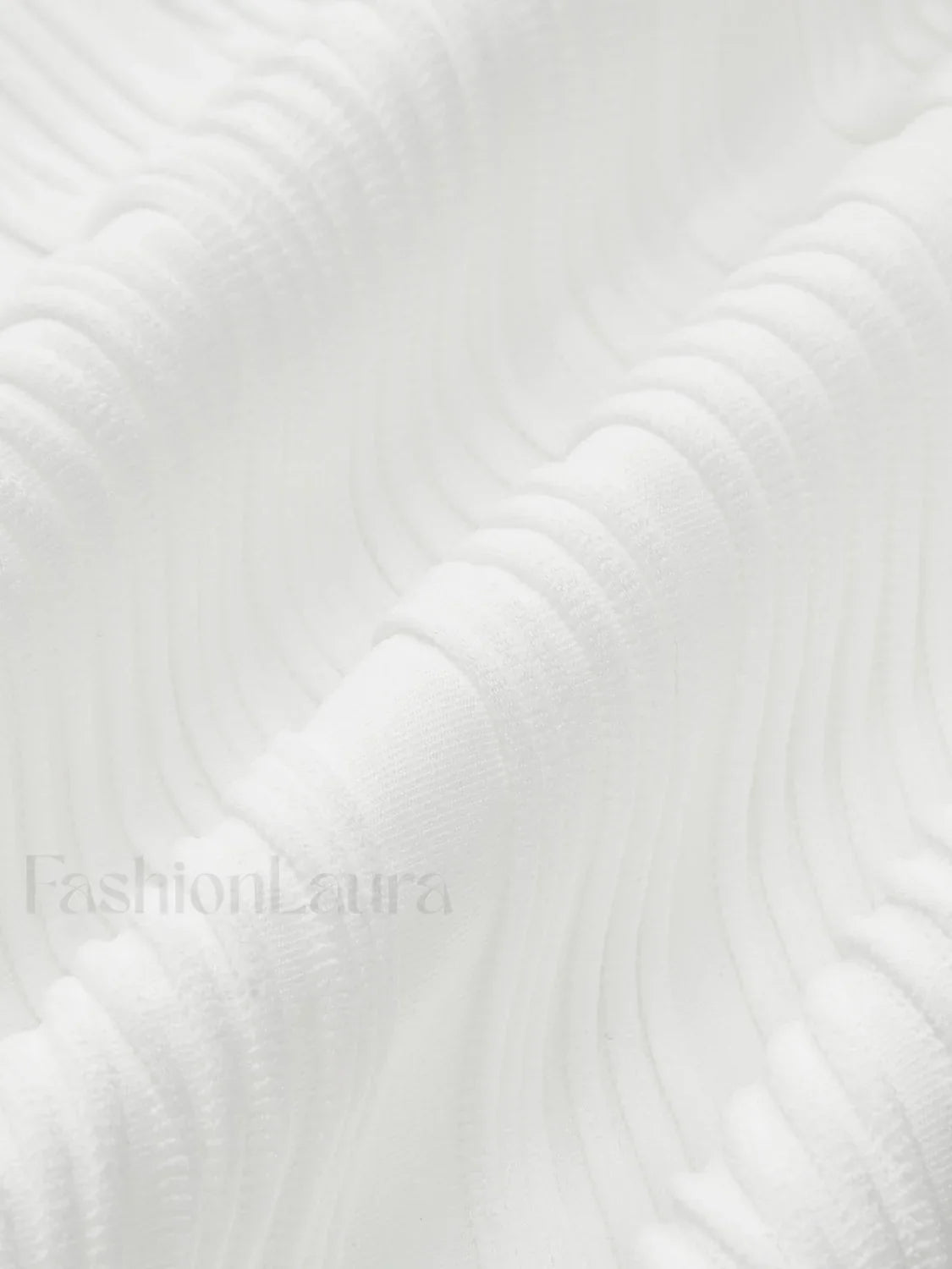 Solid Wavy Textured Tank Top