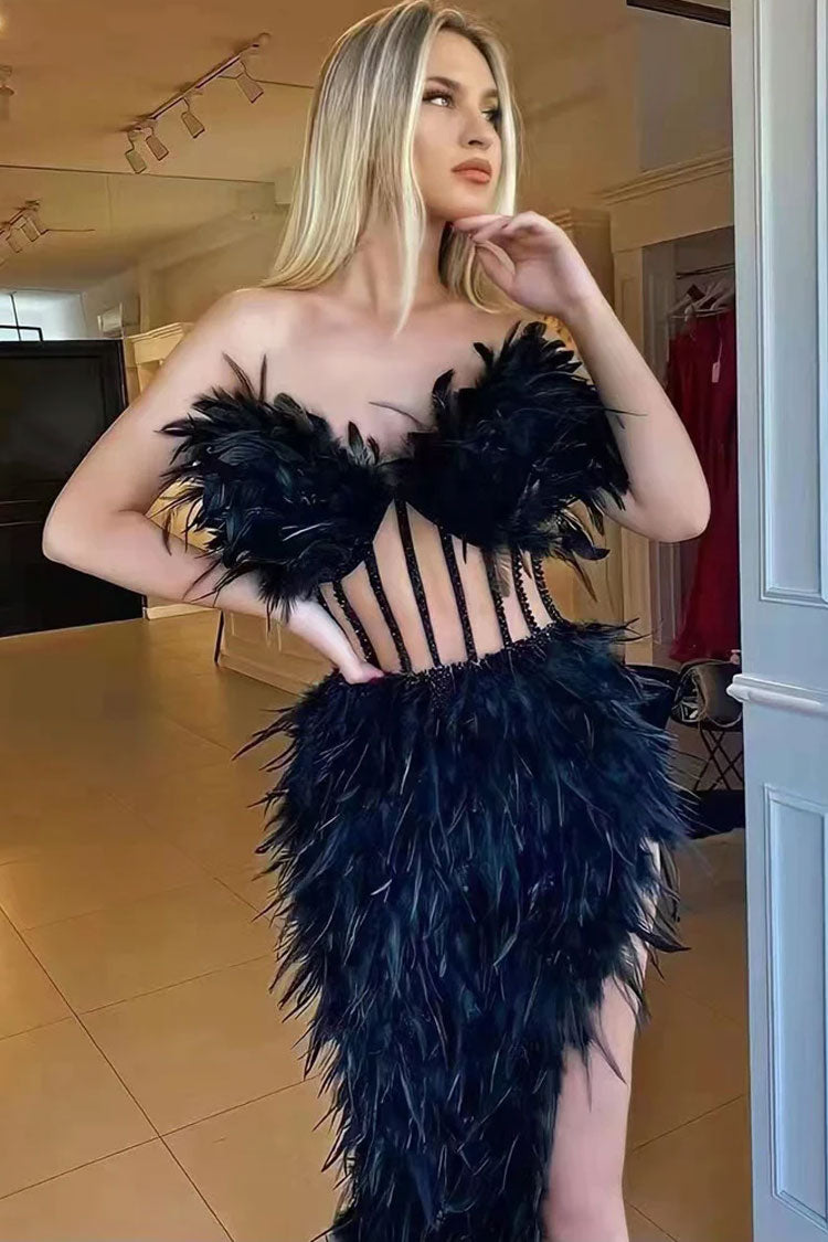 Strapless Mini Dress
