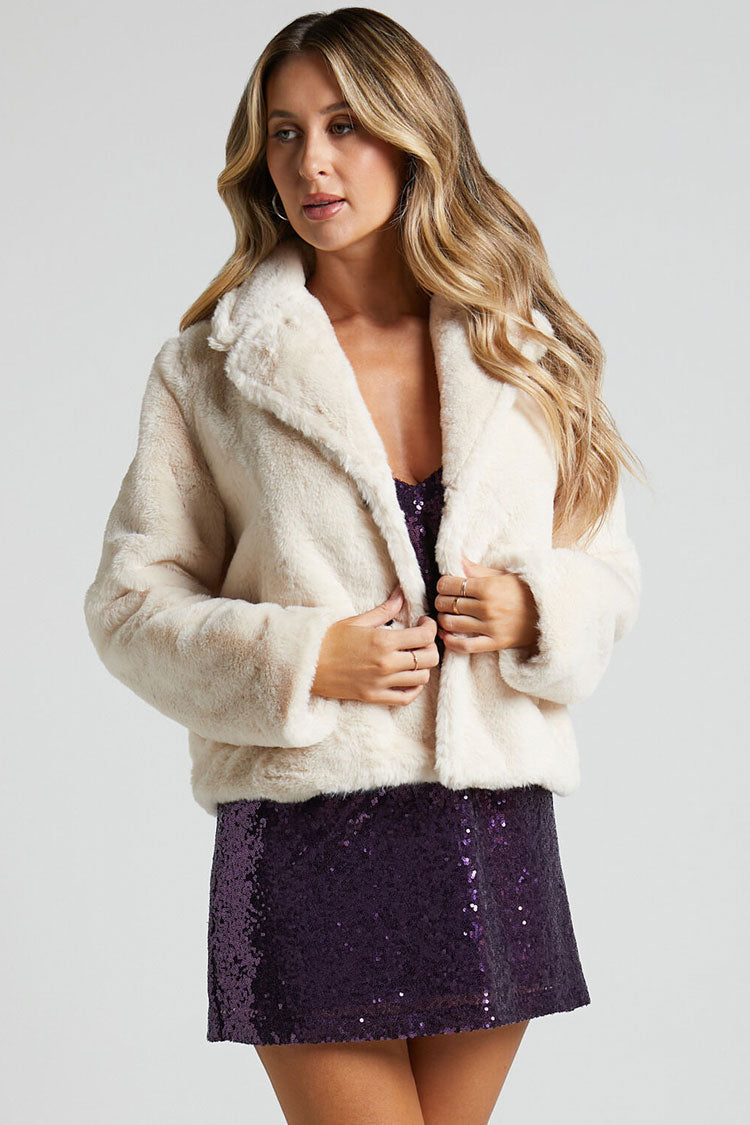 Sequin V-Neck Spaghetti Strap A-Line Mini Dress