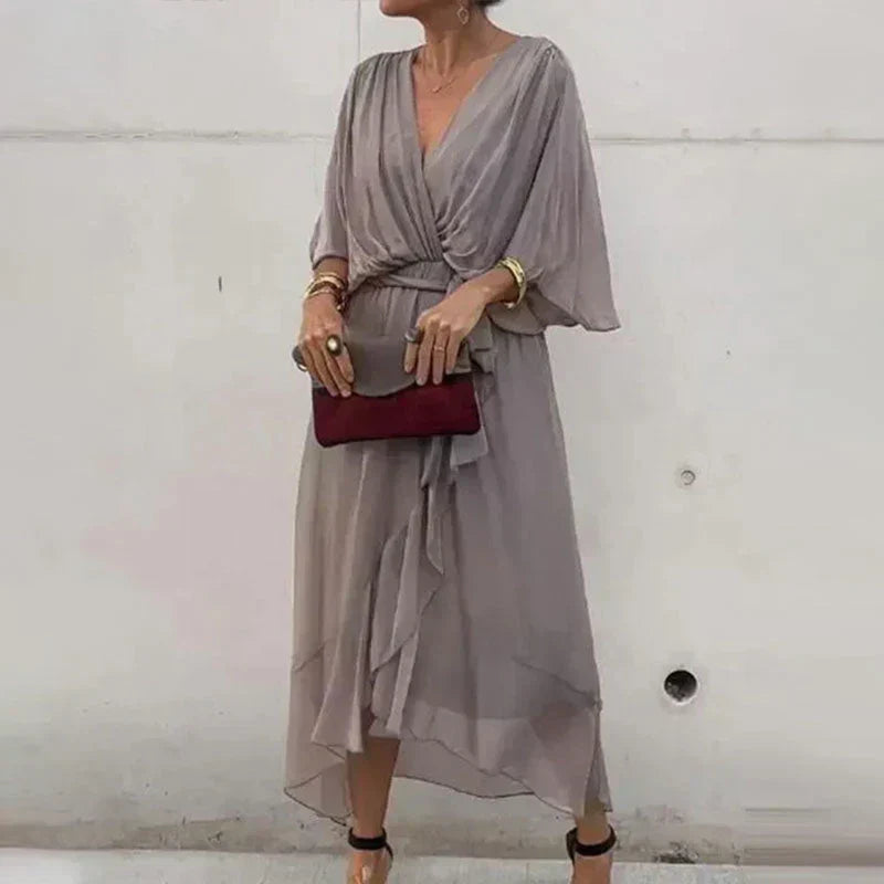Hailey | Elegant Loose Dress Grey