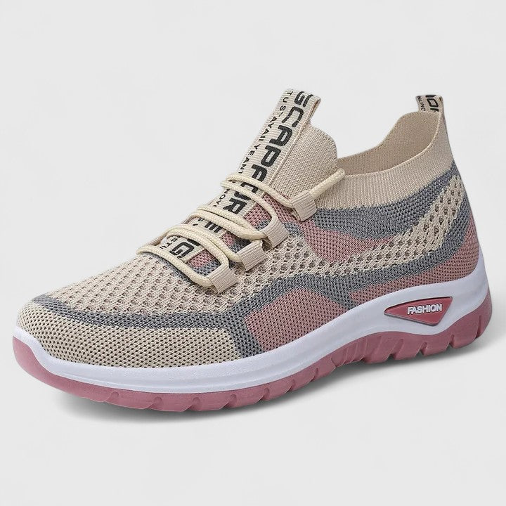 Mesh Lace Up Low Top Running Sneakers