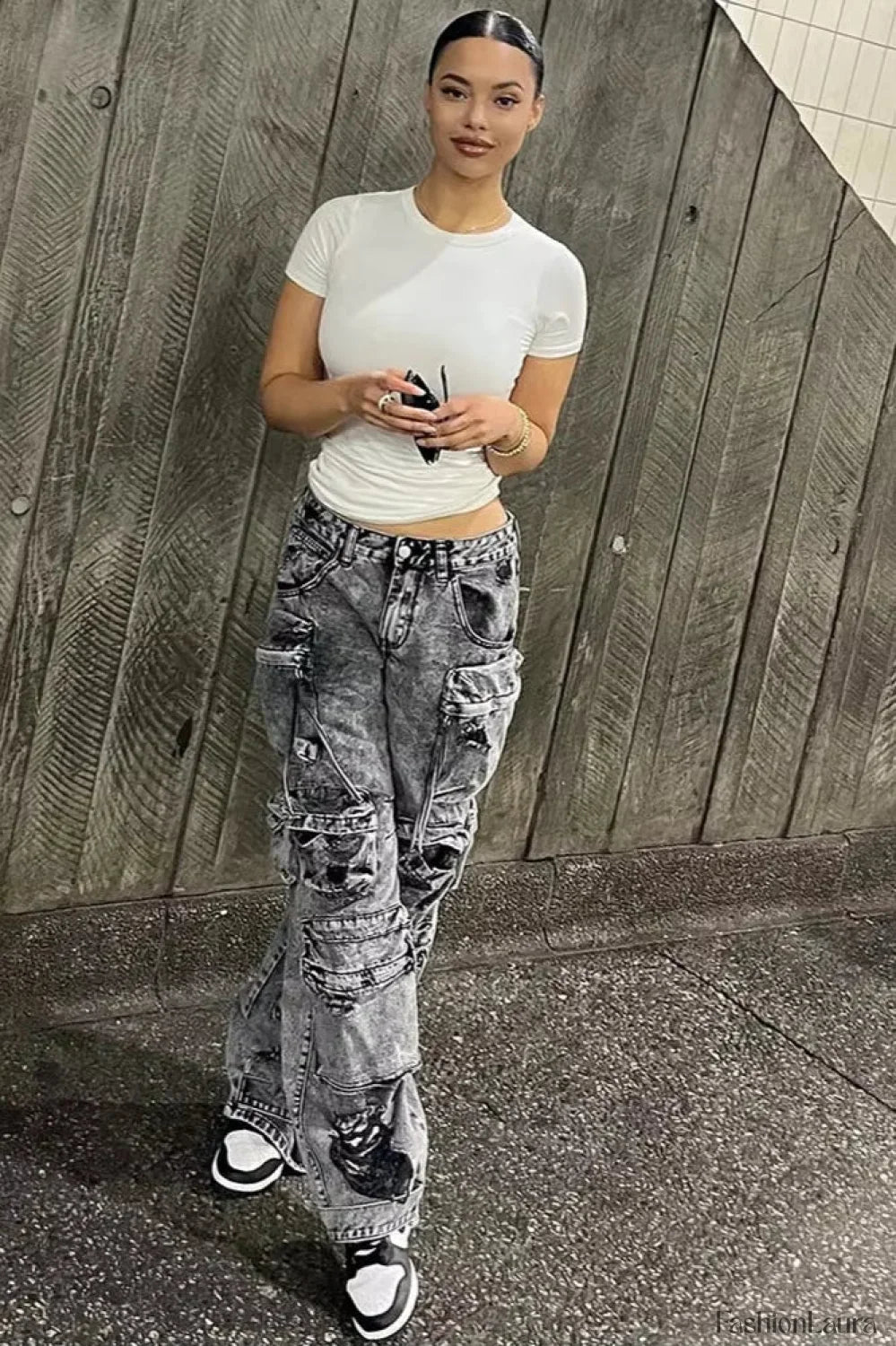 Straight Leg Utility Cargo Pants