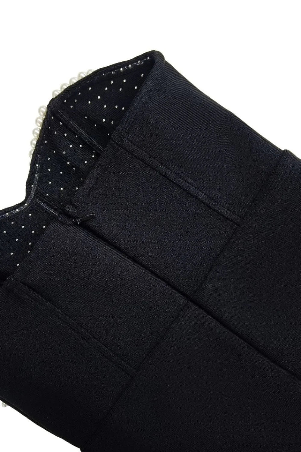 Strapless Pearl Bandage Party Dress