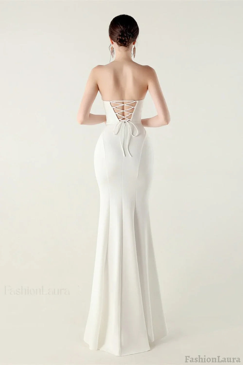 Strapless Sweetheart Pleated Party Dress