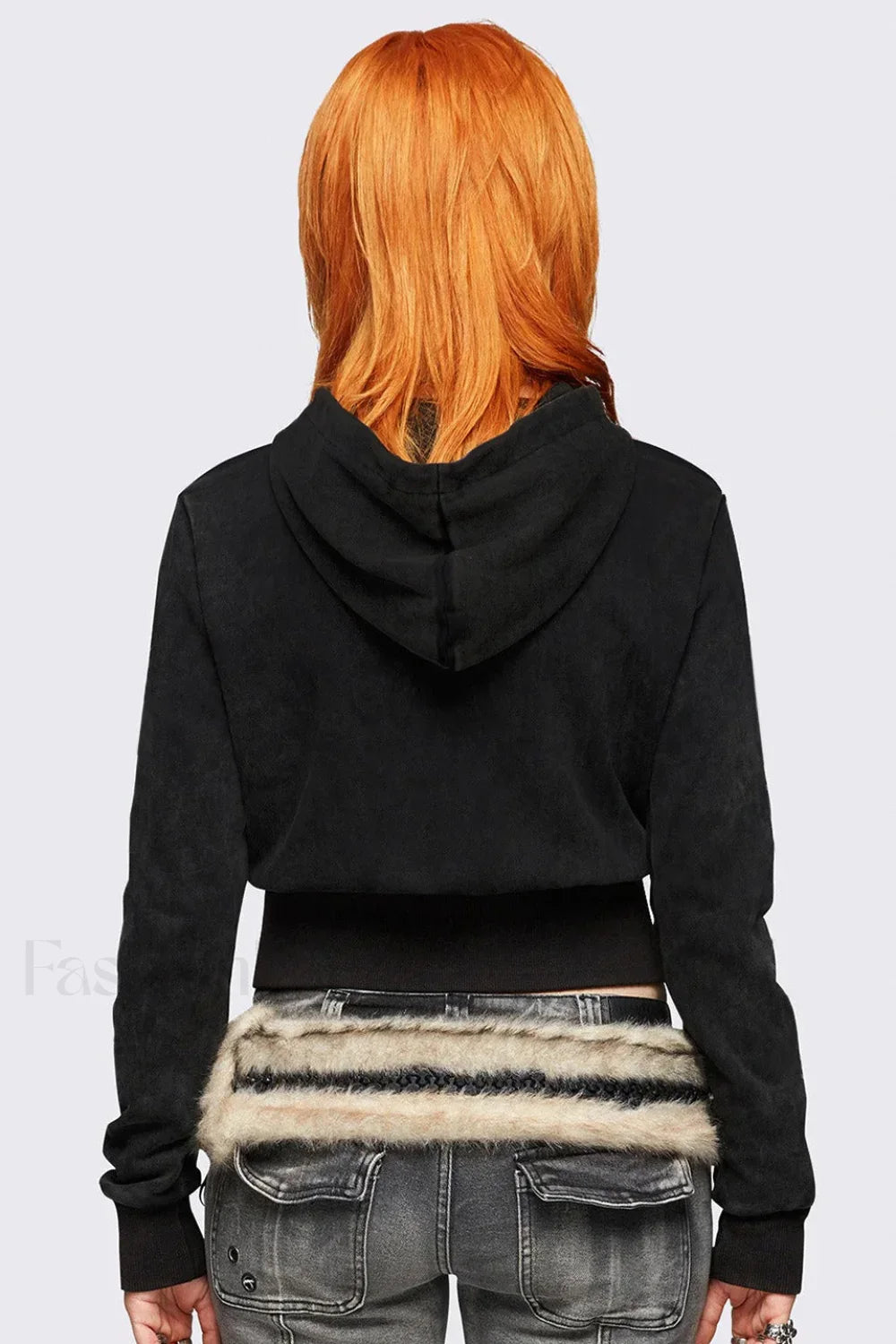 Street Style Color Block Hooded Hoodie