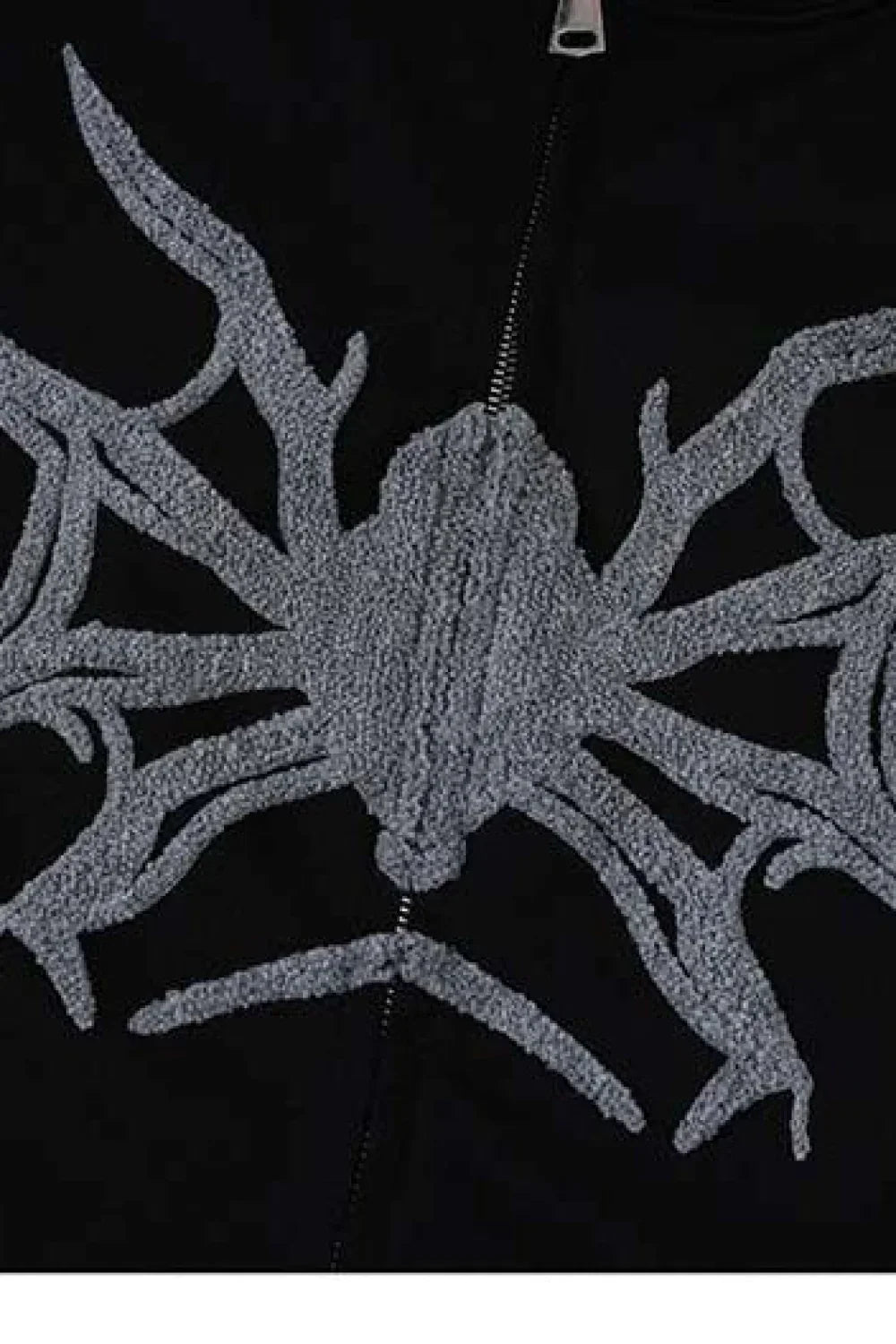 Street Style Spider Print Hoodie