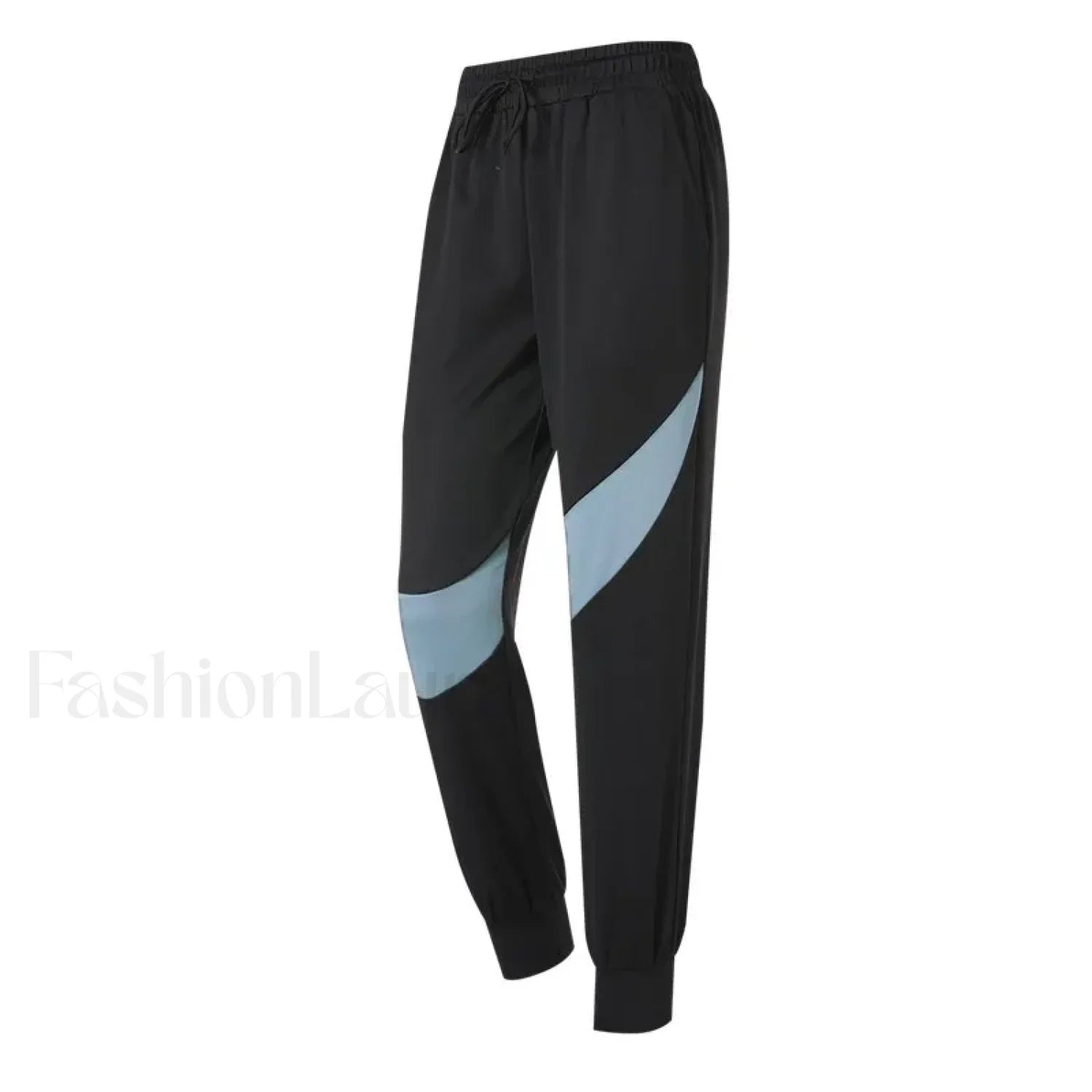 Stretchy High Waist Wide Leg Yoga Sweatpants BLUE / S