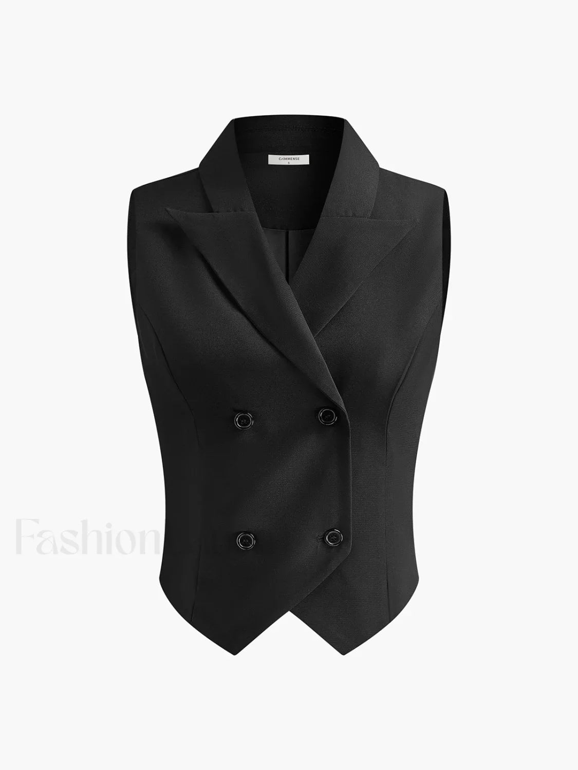 Suit Waistcoat With Pleated Mini Skirt Set