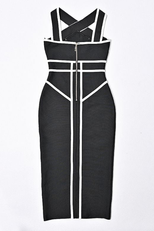 Suki Bandage Midi Dress - Classic Black
