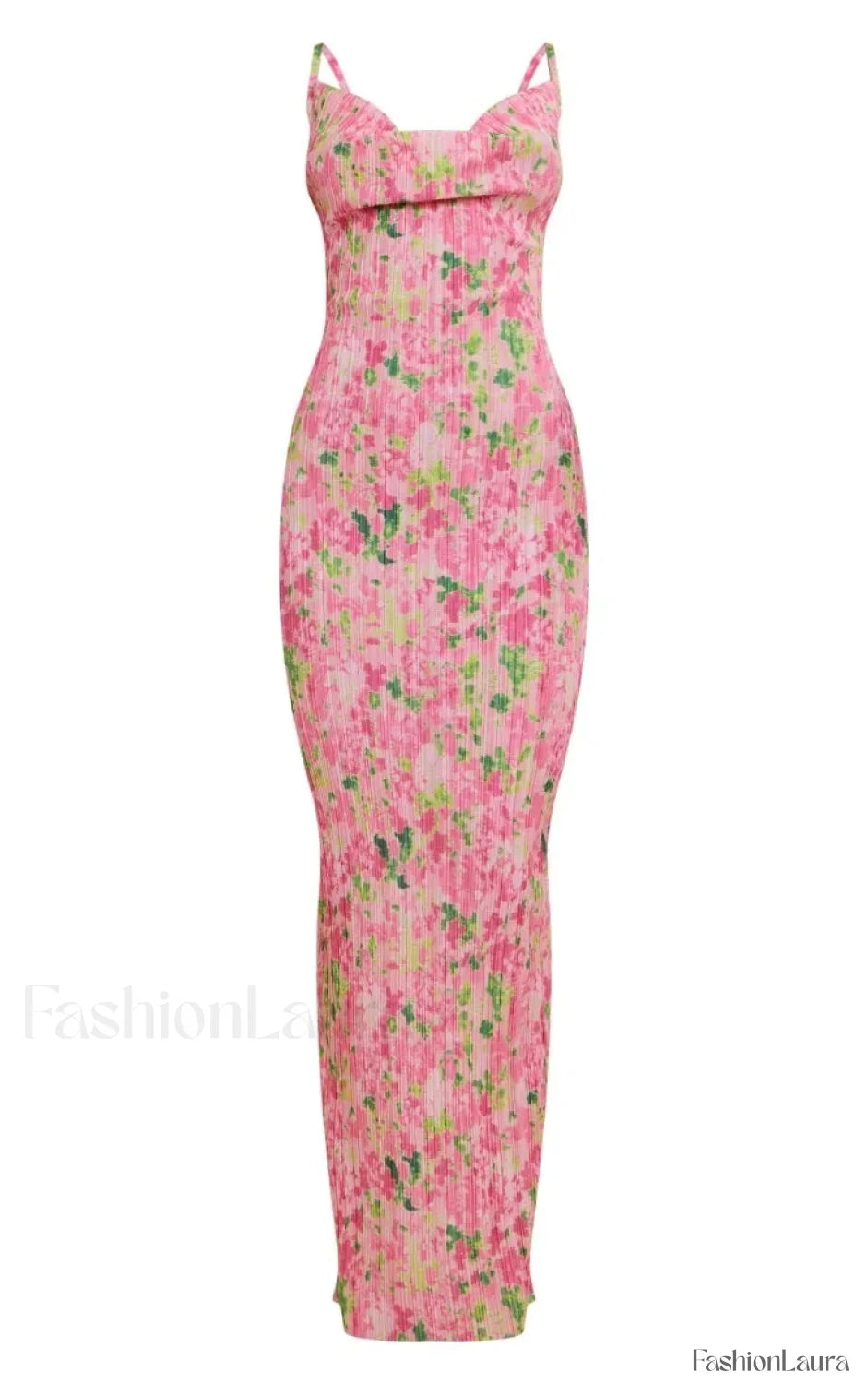 Summer Elegant Sexy Spaghetti Striped Sleeveless Party Maxi Dress