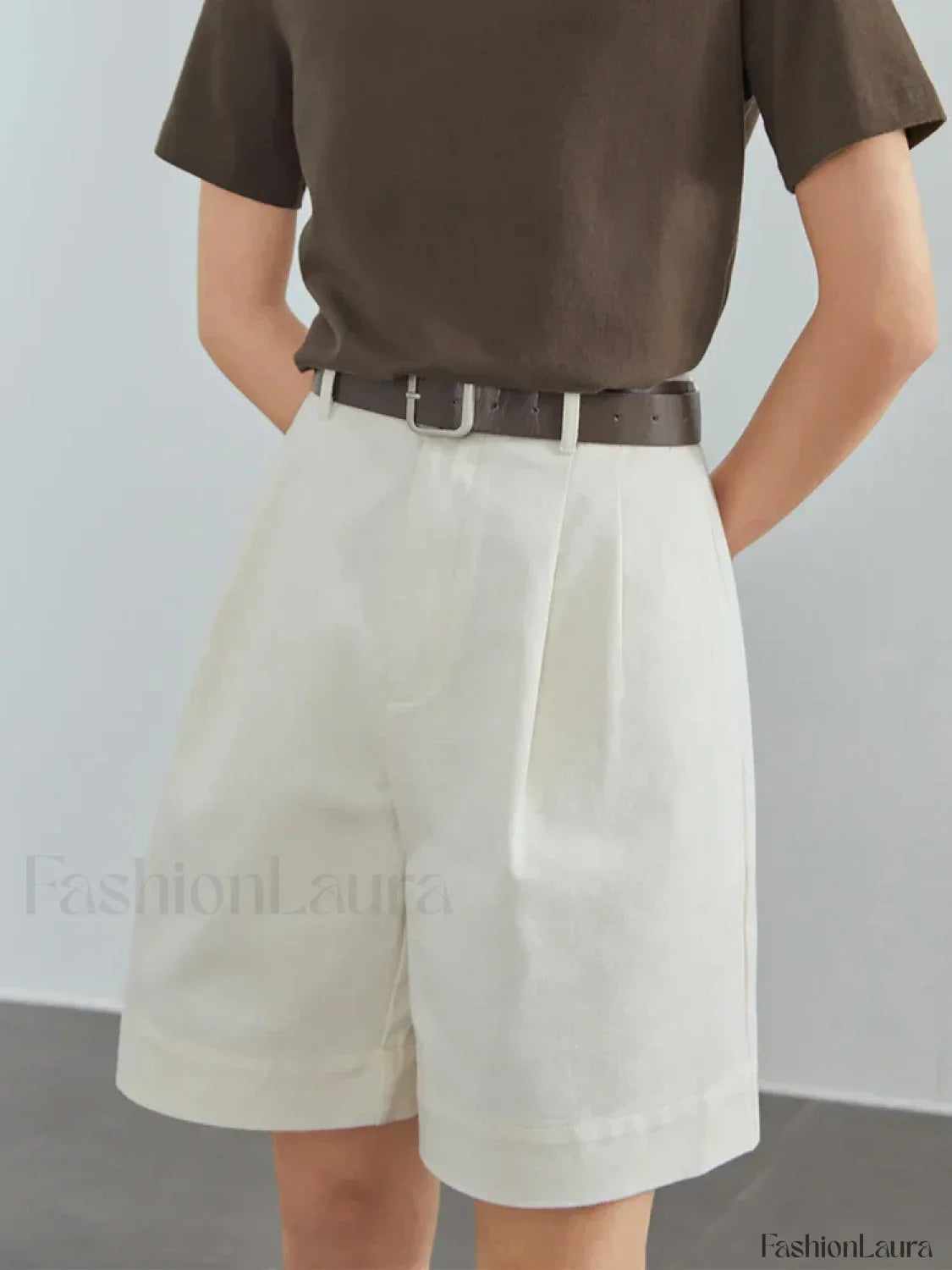 Summer High Waist Sexy White Denim Shorts