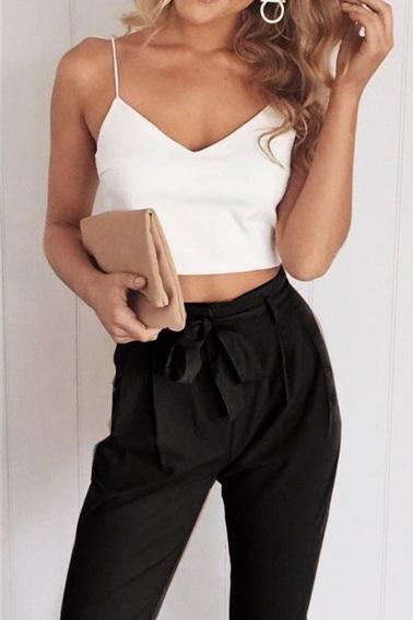 Suspender Waistcoat And Trousers Two-piece Suit