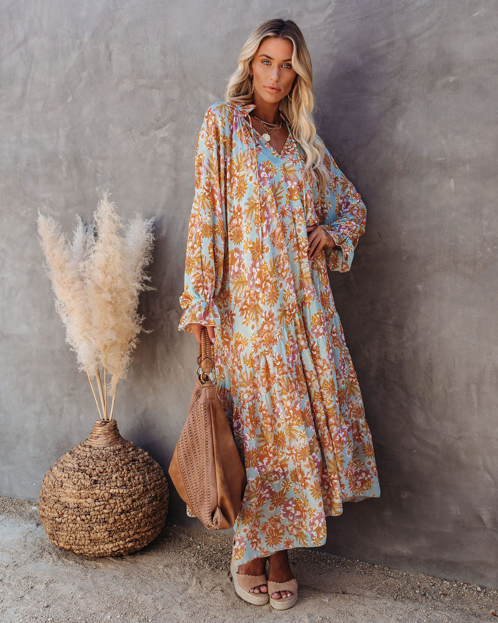 Sutherland Floral Boho Maxi Dress