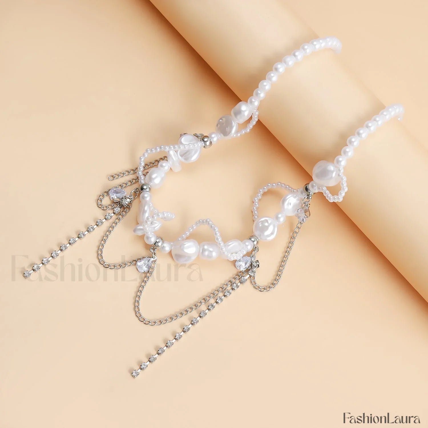 Sweet Irregular Faux Pearl Necklace