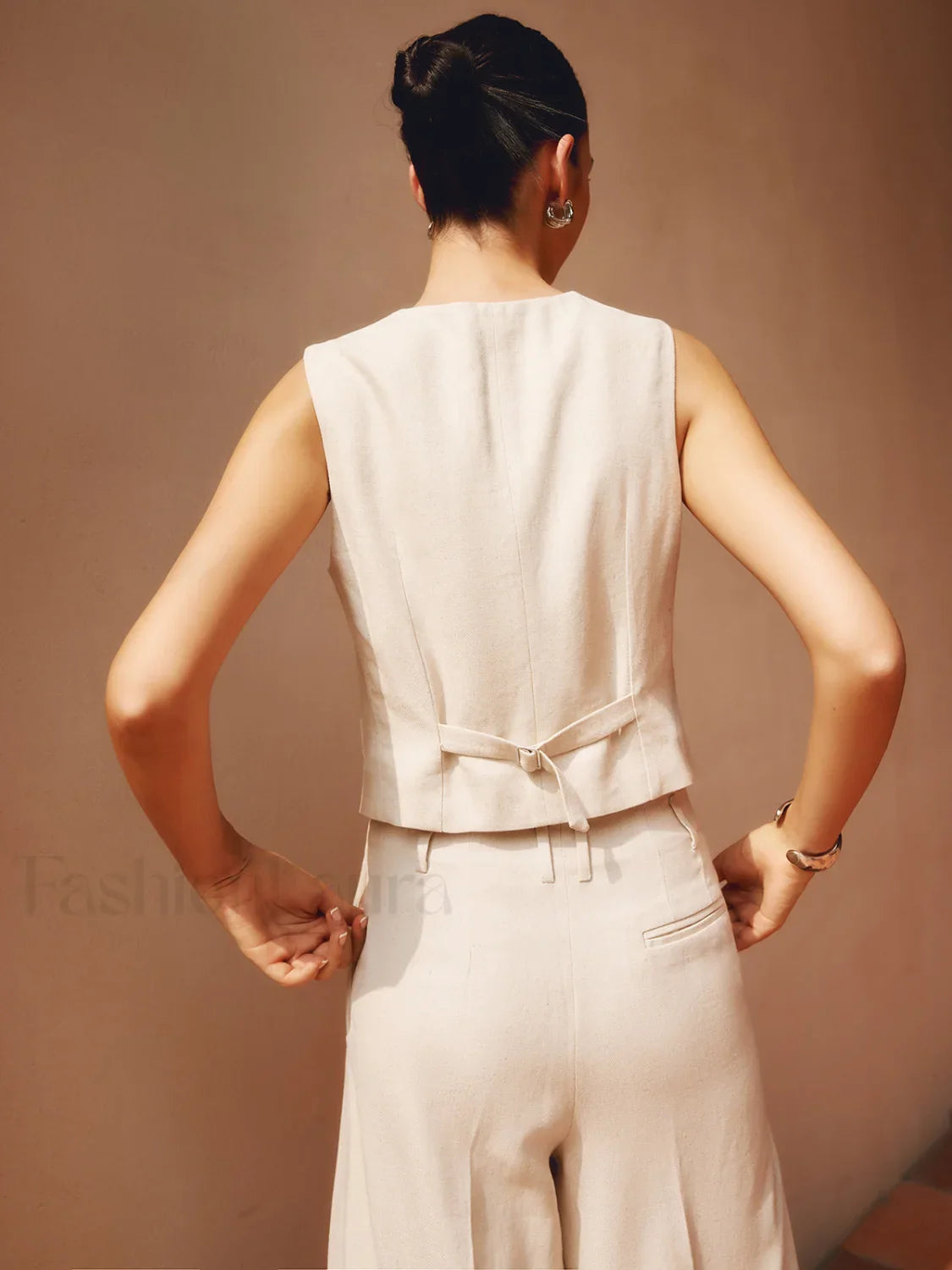 Tailored Button Graceful Suit Waistcoat