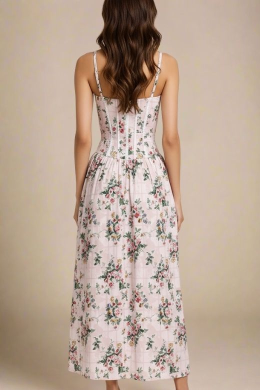 Tasmin Midi Dress - Beige