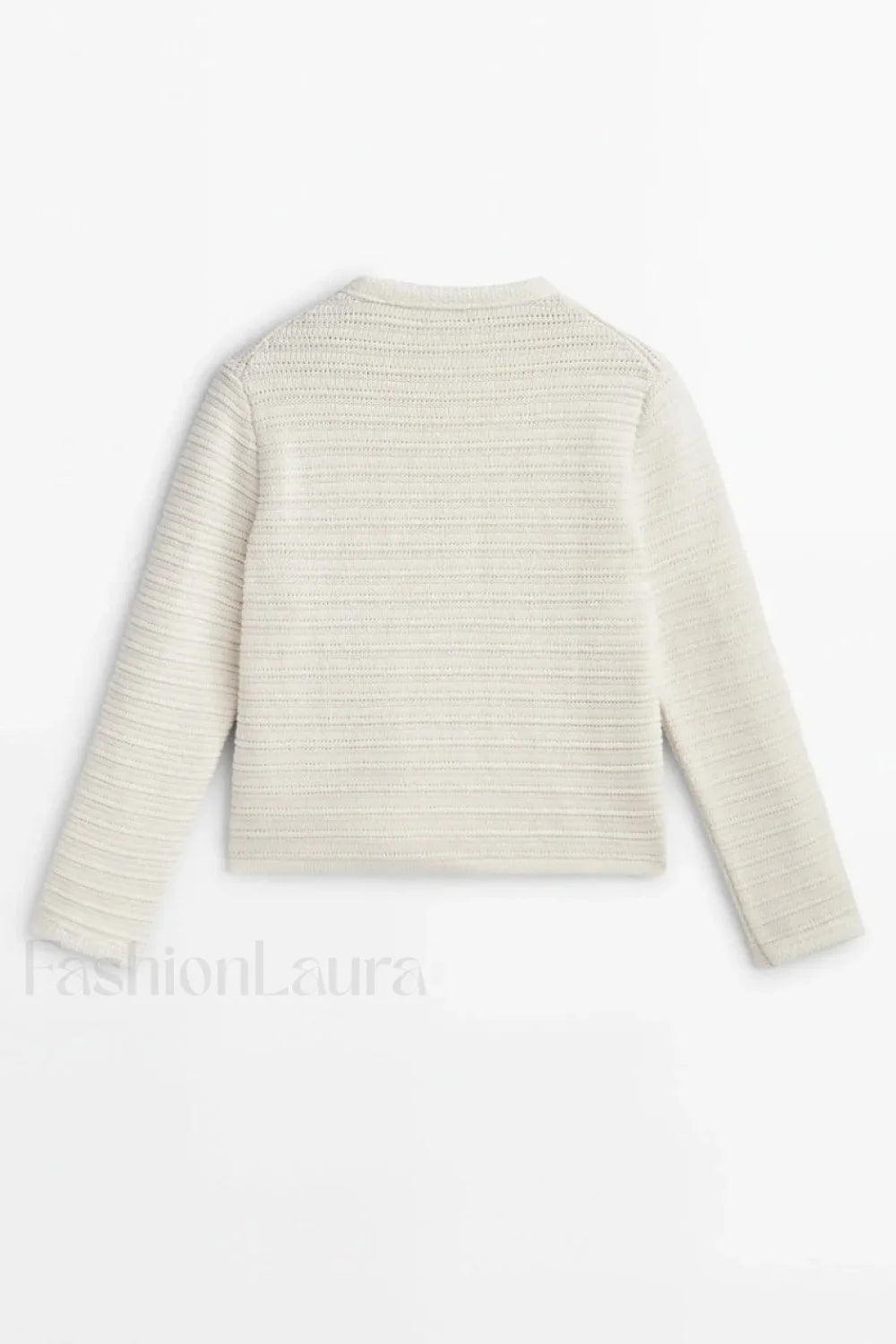 Textured Knit Button Cardigan