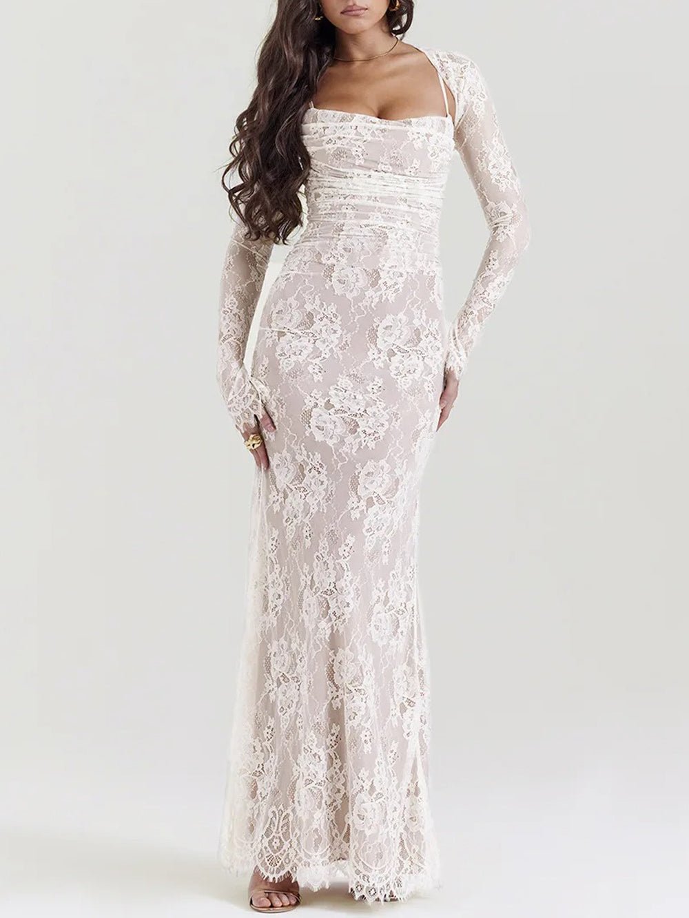 Thea Long Sleeve Maxi Dress - Fashion Pov