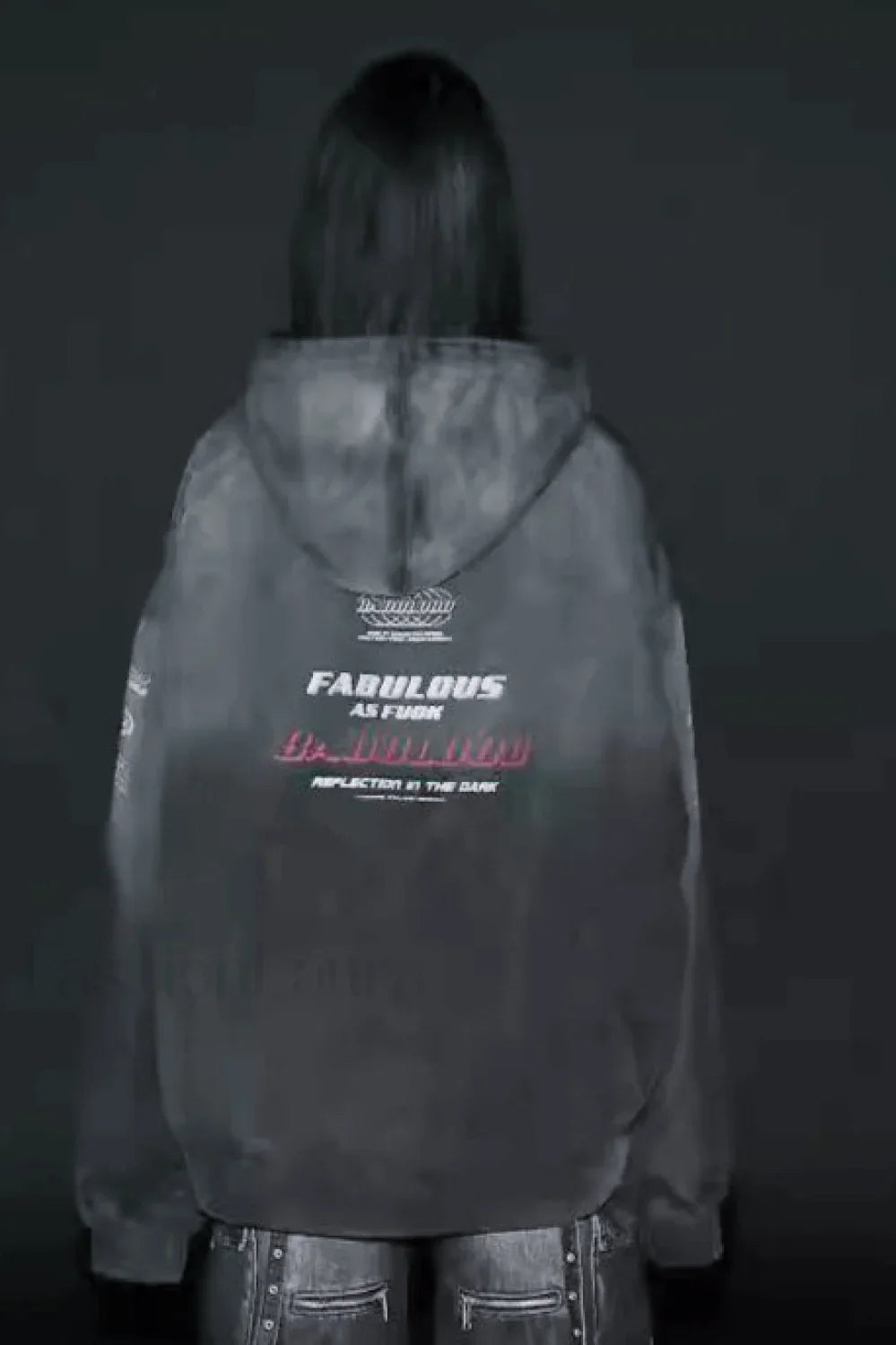 Tie-Dye Print Pullover Hoodie