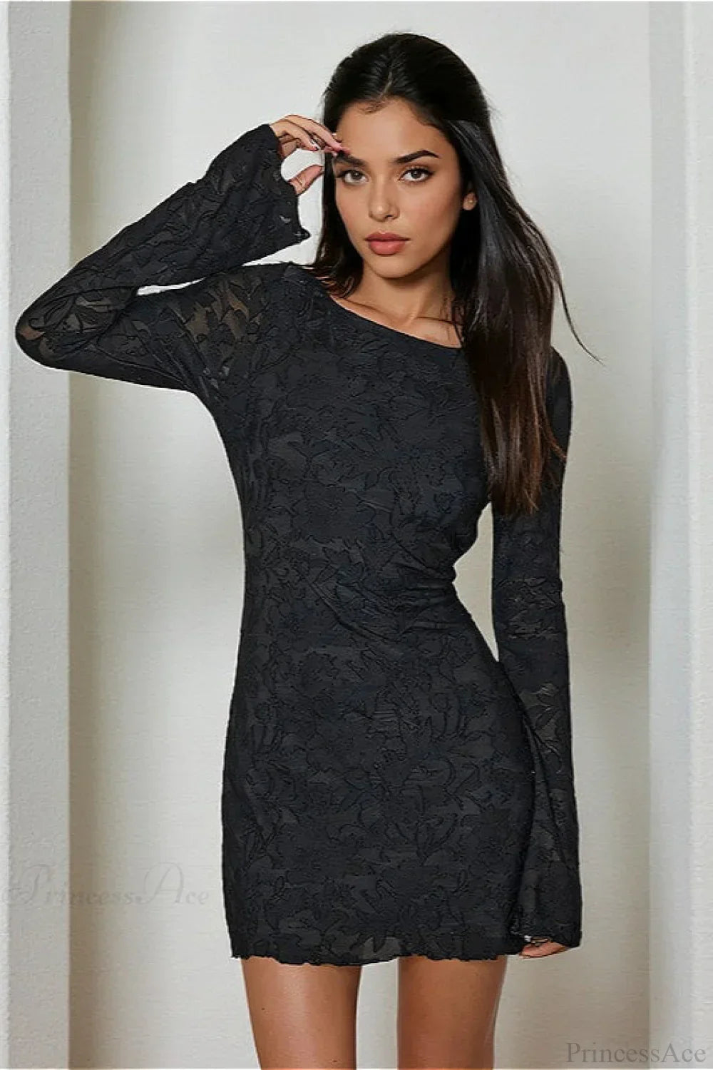 V-Neck Sleeveless Backless Bodycon Mini Dress - View 2